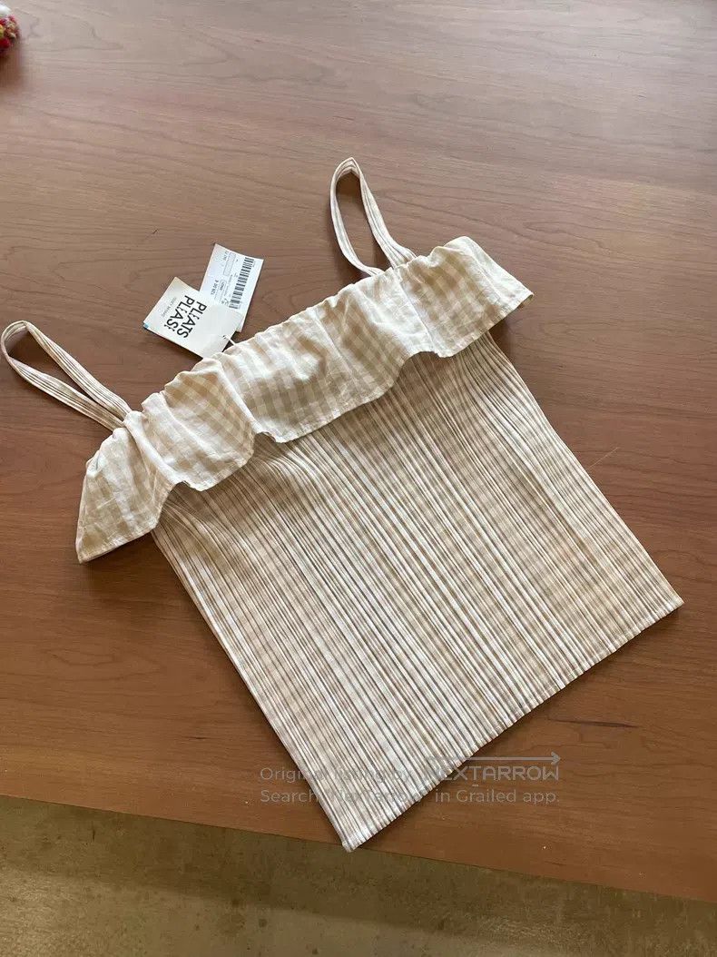 Issey Miyake Issey Miyake Beige Vest Size L / US 10 / IT 46 - 2 Thumbnail