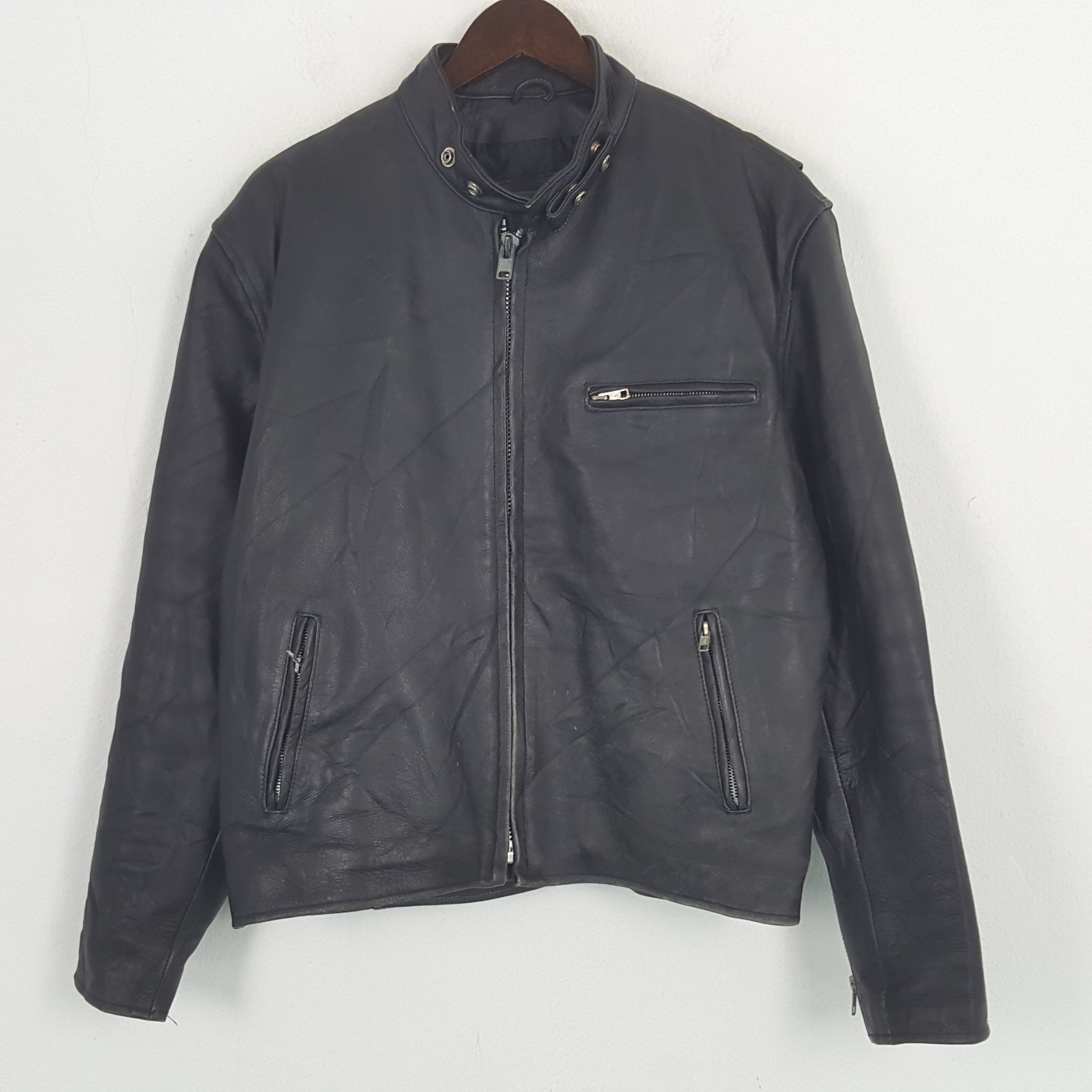 If Six Was Nine Vintage American Hostalgia Custom Skeleton Leather Jacket Size US L / EU 52-54 / 3 - 3 Thumbnail
