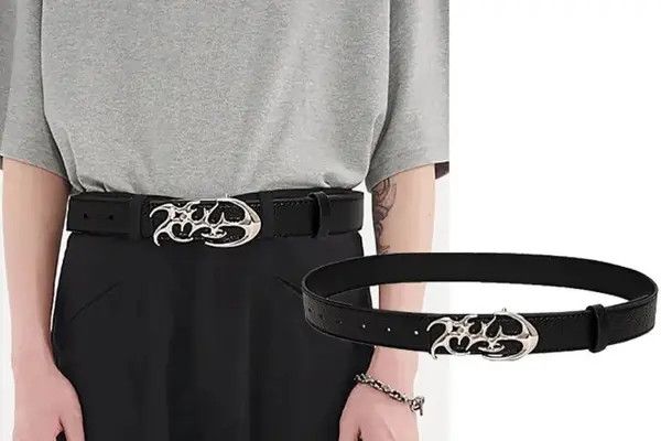 Japanese Brand Yuriko x Saori Special Shaped Buckle Pu Leather Size ONE SIZE - 5 Thumbnail