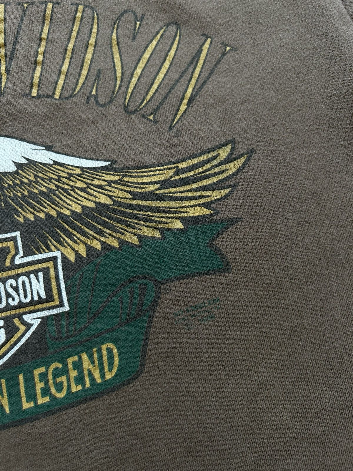 Harley Davidson × Vintage Vintage 1990 Harley Davidson 3D Emblem American Legend Tee Size US L / EU 52-54 / 3 - 7 Thumbnail