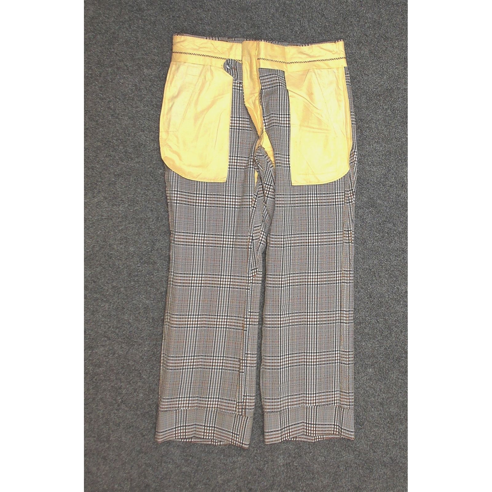 Vintage Vintage 70s Prince of Wales Glen Plaid Trousers Scovill 34 Size US 34 / EU 50 - 5 Thumbnail