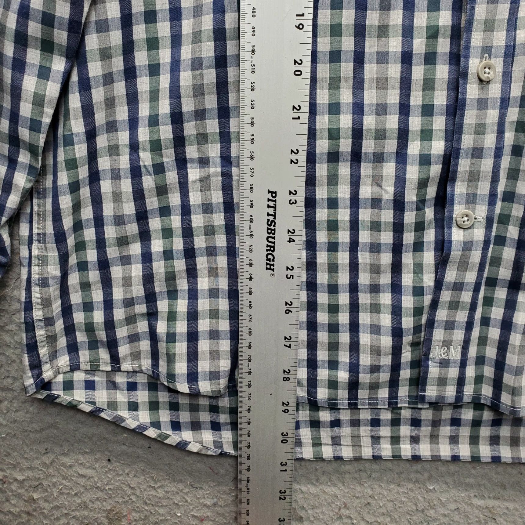 Johnston & Murphy Johnston & Murphy Shirt Mens L Multi Plaid Button-Down Chest Pocket Regular Fit Size US L / EU 52-54 / 3 - 3 Thumbnail