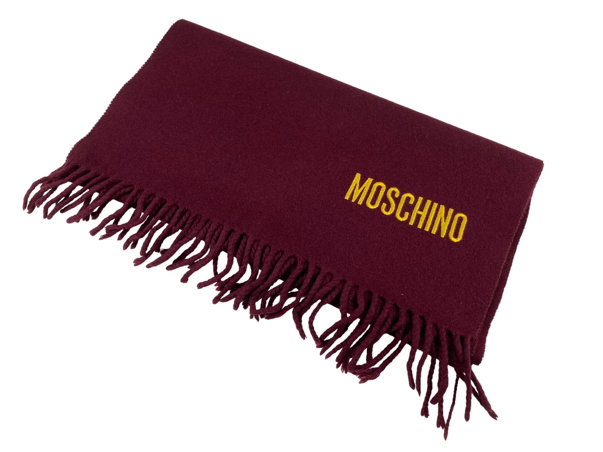 Moschino × Vintage Moschino Embroided Vintage Scarf Size ONE SIZE - 2 Thumbnail