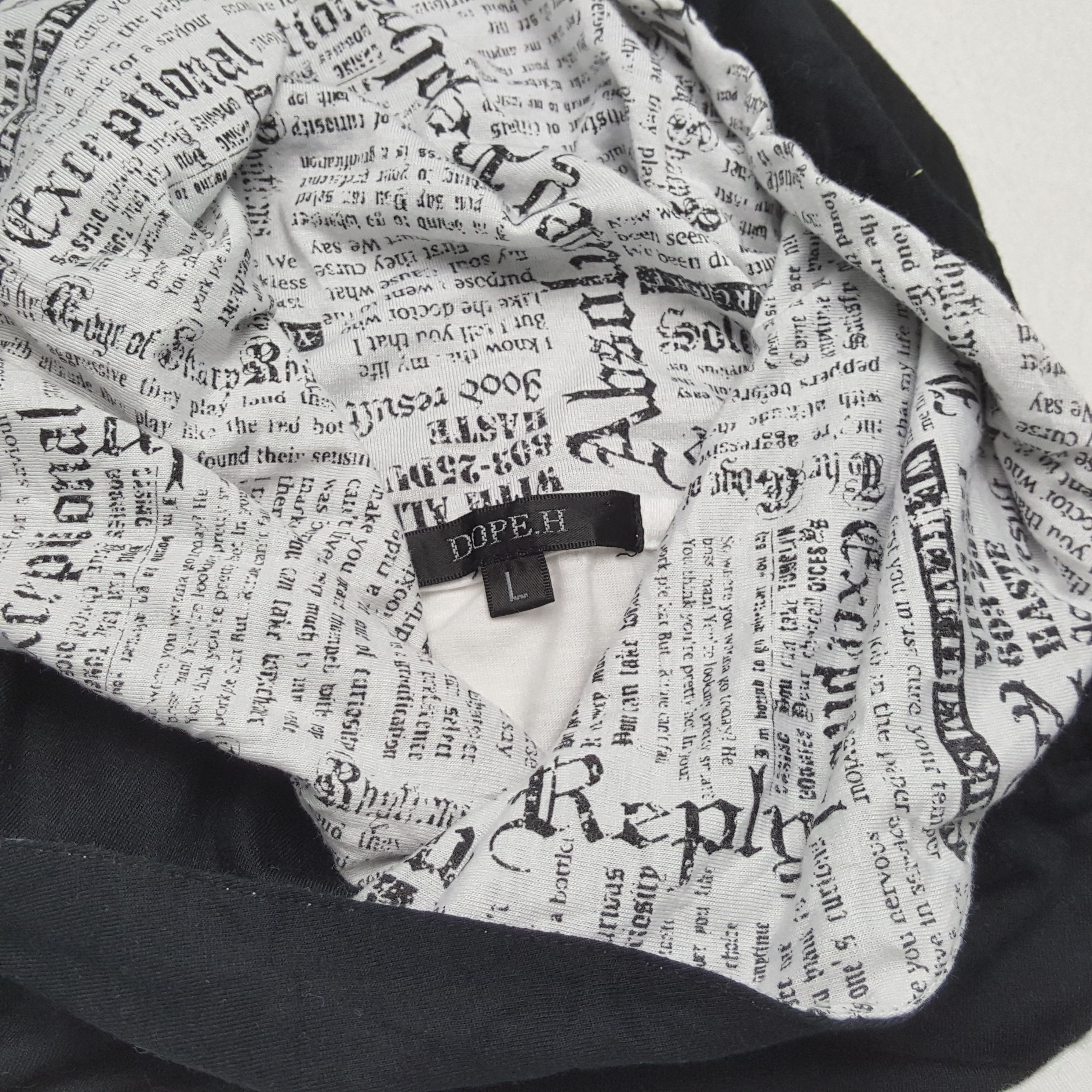 Japanese Brand × Vintage DOPE.H Streetwear Style Tshirt Size US S / EU 44-46 / 1 - 10 Thumbnail