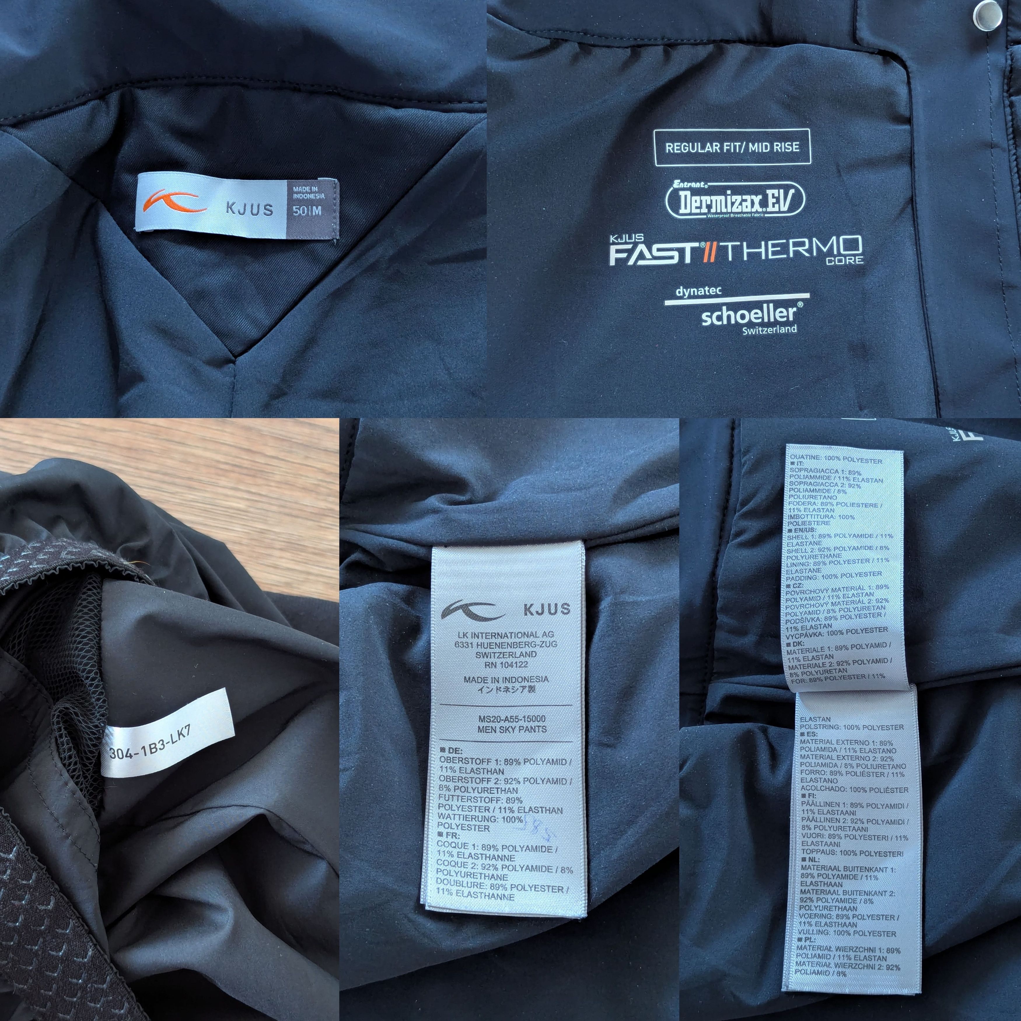 KJUS KJUS White Shadow Technical Ski Suit M (50) Recco DermizaxEV Size US M / EU 48-50 / 2 - 18 Thumbnail