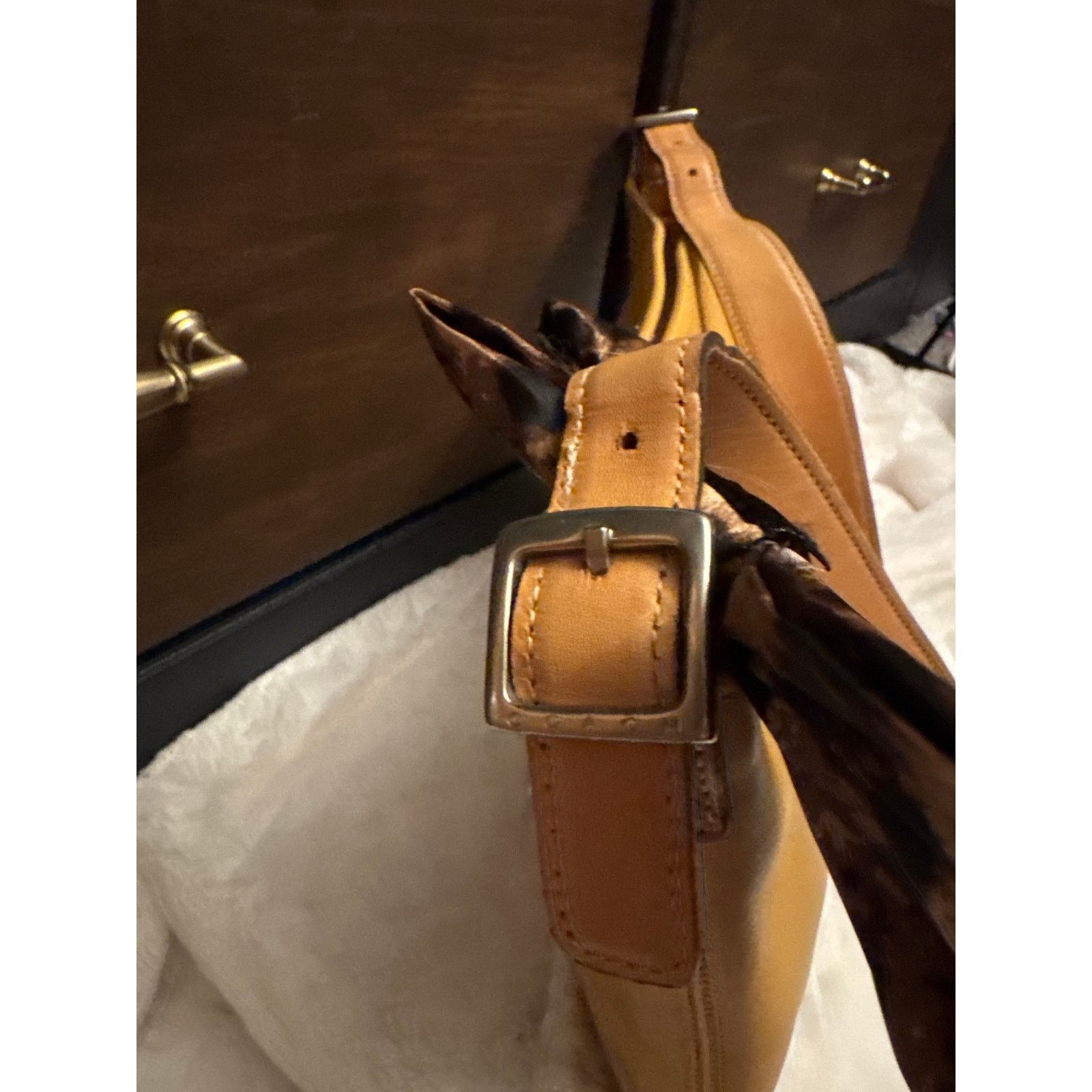 Coach Coach Compact Zip Shoulder Bag Tan Brown Size ONE SIZE - 5 Thumbnail