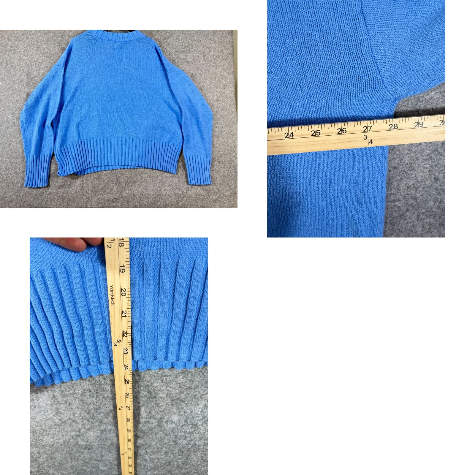 Gap Gap Sweater Womens 2XL Blue Crew Neck Pullover Long Sleeve Ribbed Cuff NWT Casual Preppy Autumn Size XXL / US 16-18 / IT 52-54 - 9 Thumbnail