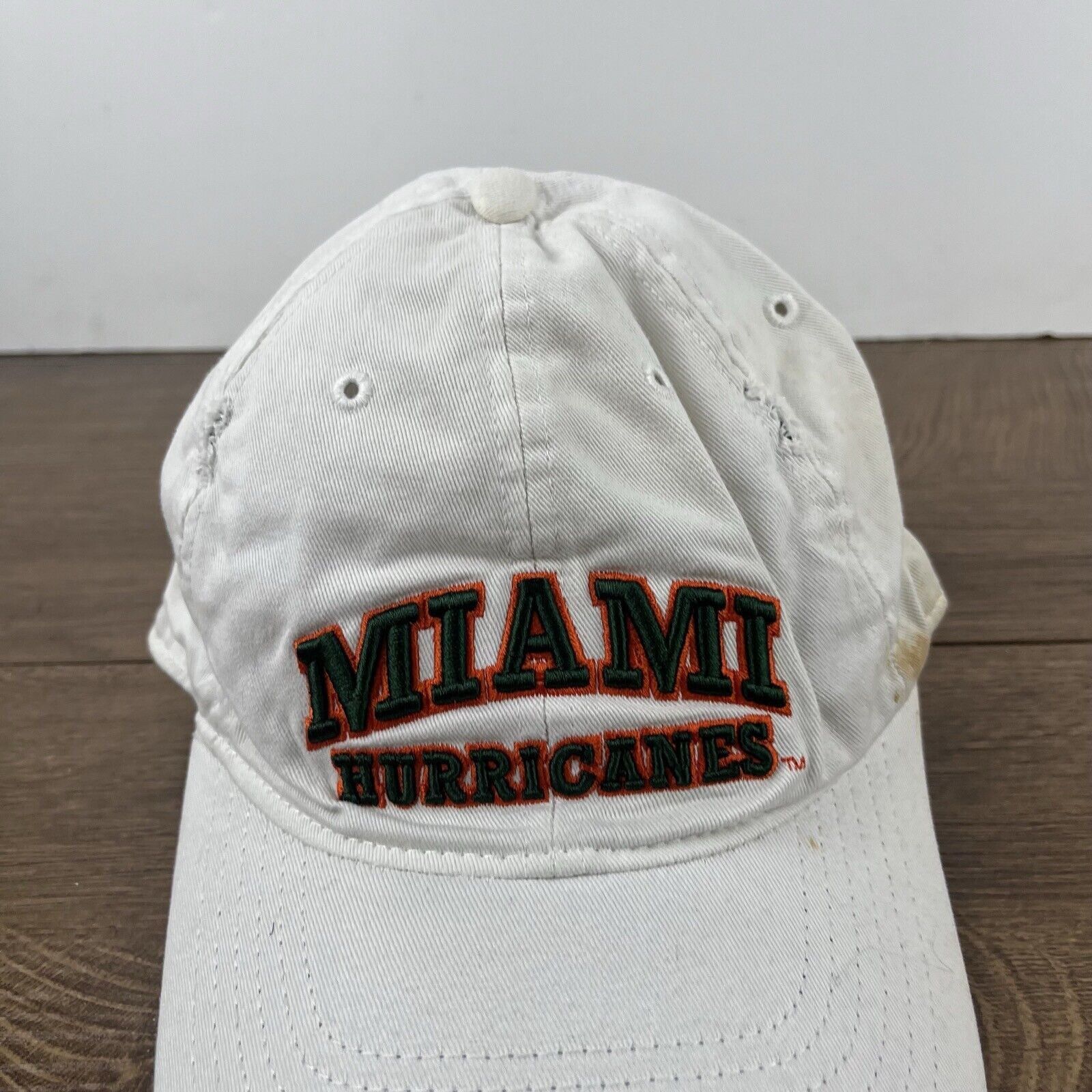Other Miami Hurricanes Hat Adjustable Hat White Adjustable Hat Whi Size ONE SIZE - 6 Thumbnail