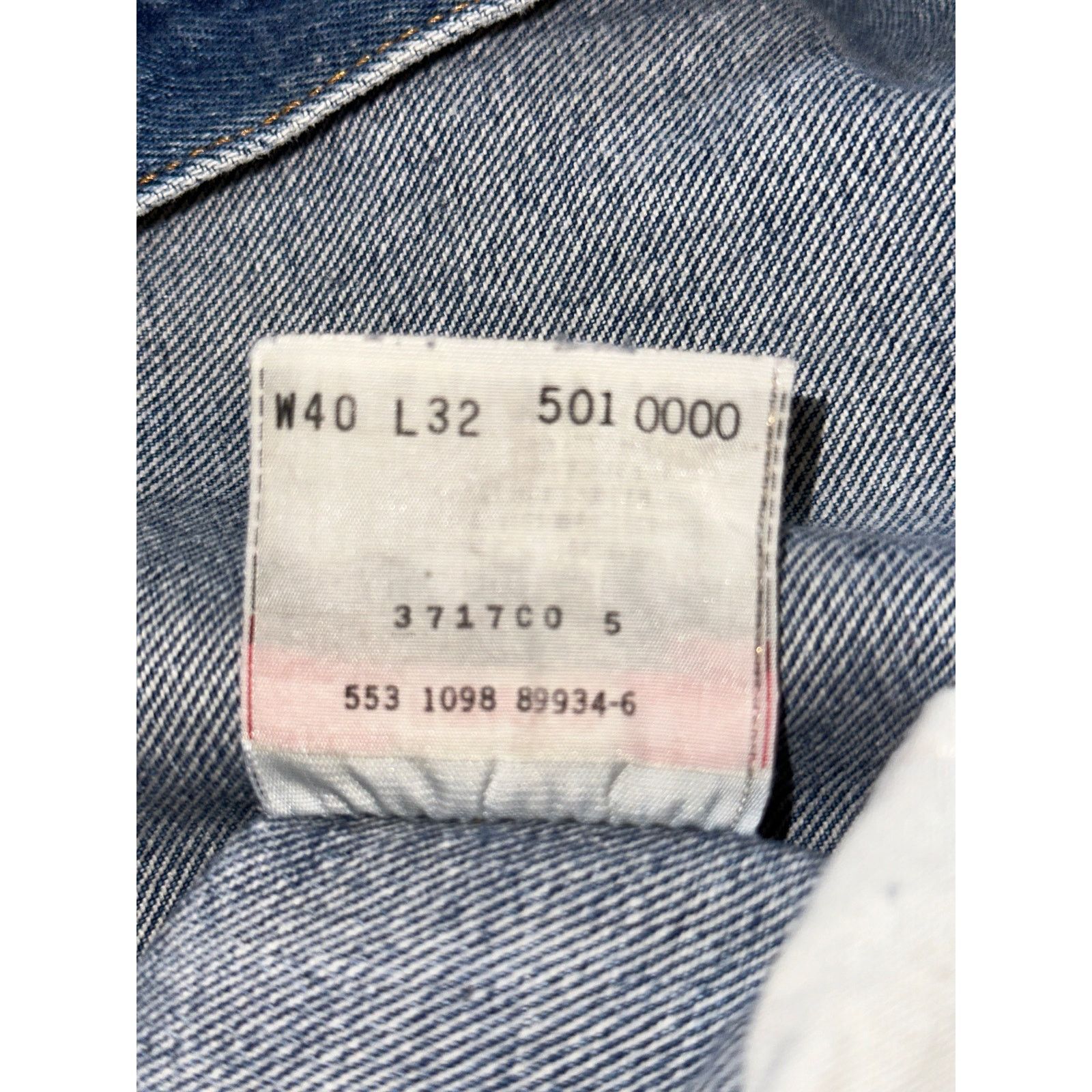 Levi's Levi’s 501 Jeans USA Made Blue Denim Straight Leg W40 L32 Size US 40 / EU 56 - 5 Thumbnail