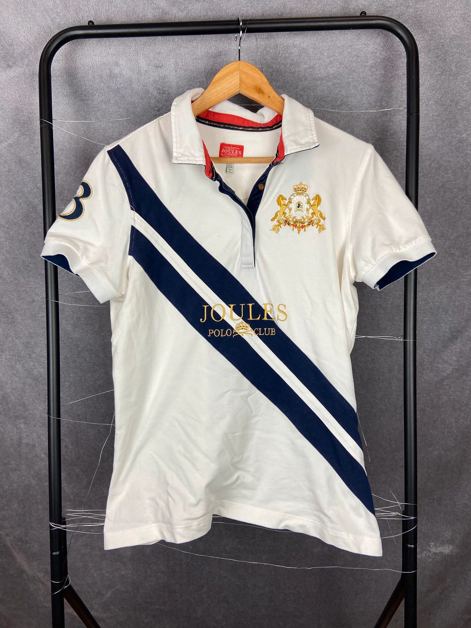 Swagger Polo Joules Polo Club white crest embroidered Chieff Keef44 Size US M / EU 48-50 / 2 - 1 Thumbnail