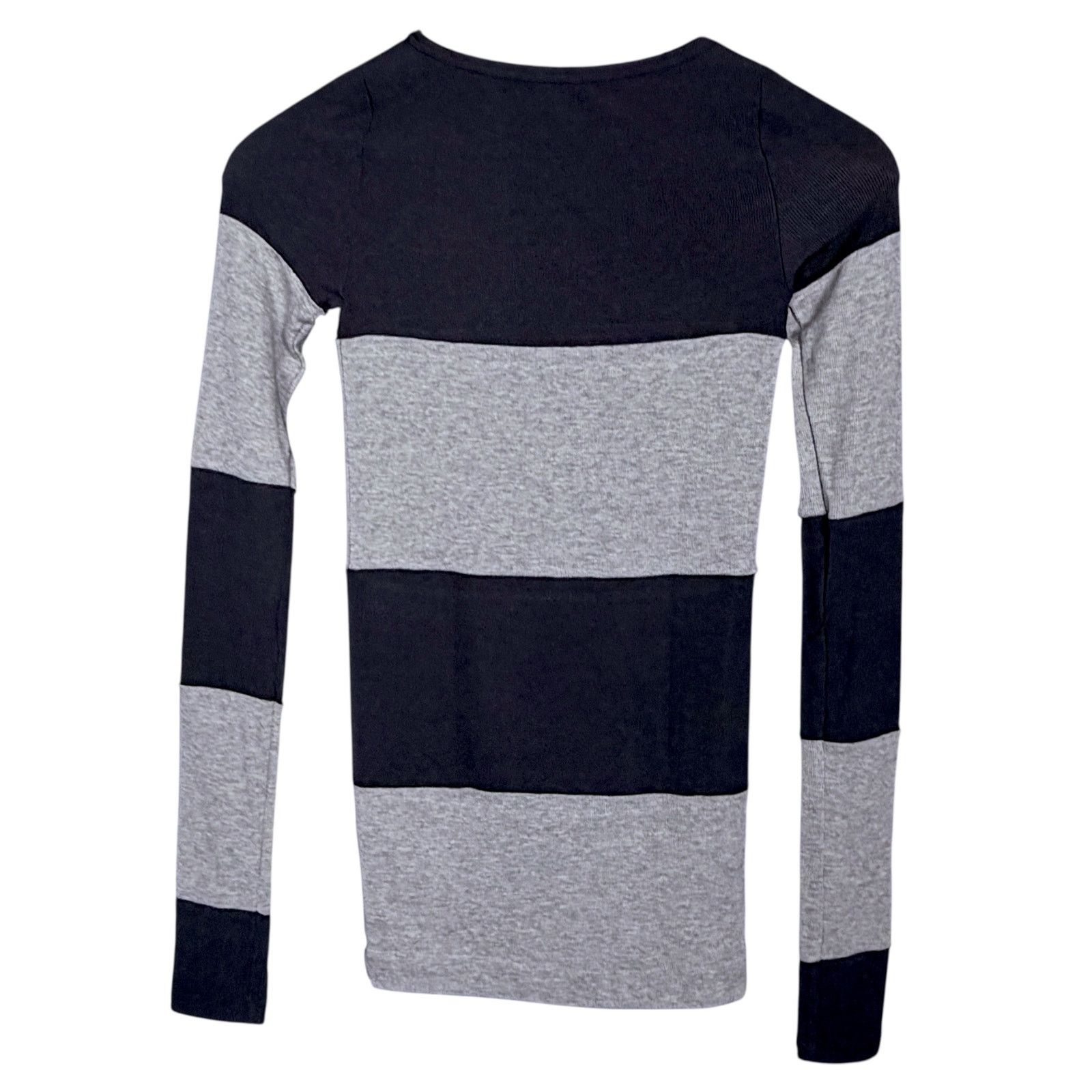 Theory Theory Women's Blue & Gray Striped Sweater Tunic Petite Size S / US 4 / IT 40 - 2 Thumbnail
