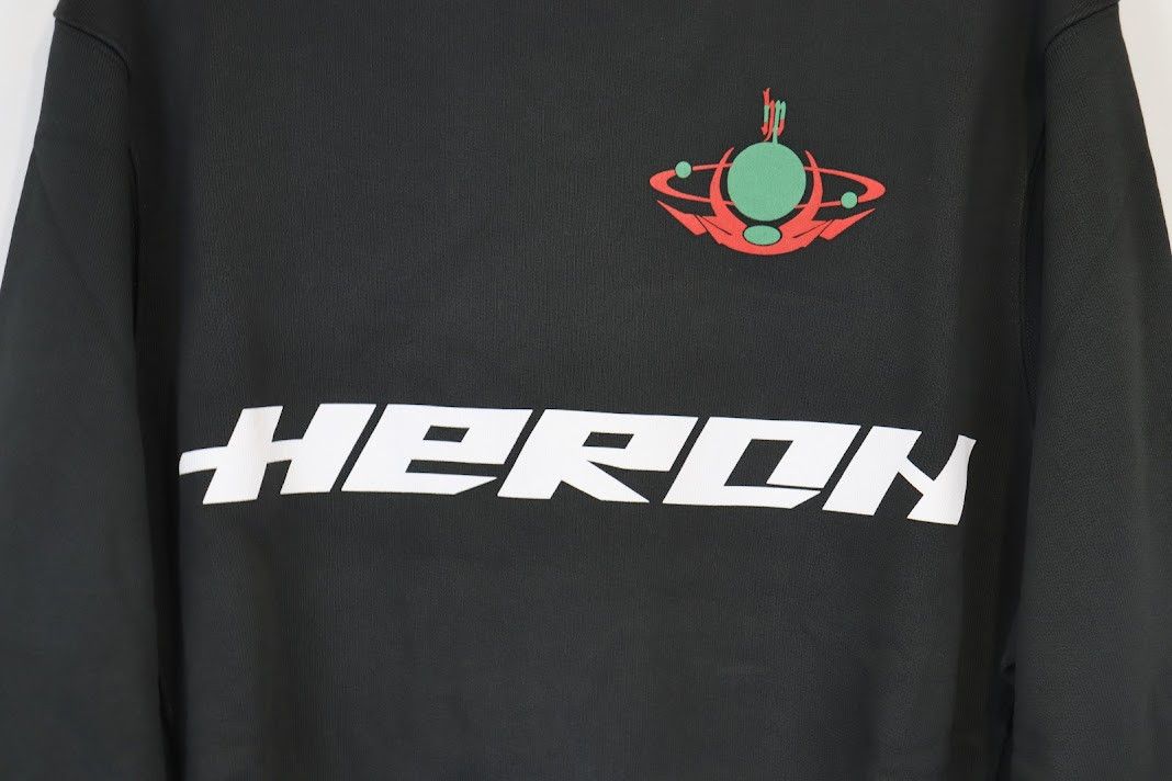 Heron Preston o1rshd1 HP Burn Crewneck in Black Size US M / EU 48-50 / 2 - 2 Thumbnail