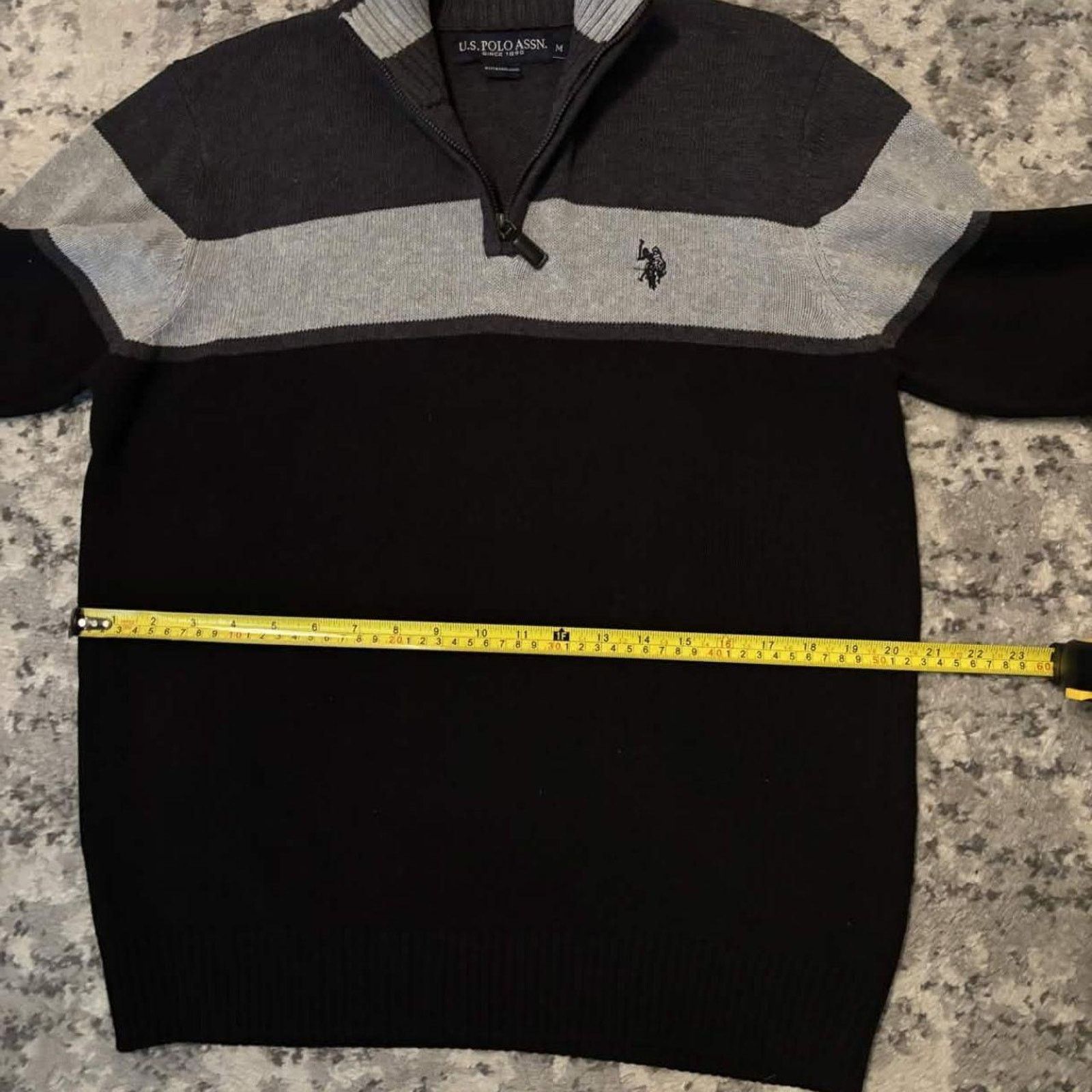 U.S. Polo Assn. U.S. Polo Assn. Knit Quarter Zip Jacket Size US M / EU 48-50 / 2 - 5 Thumbnail