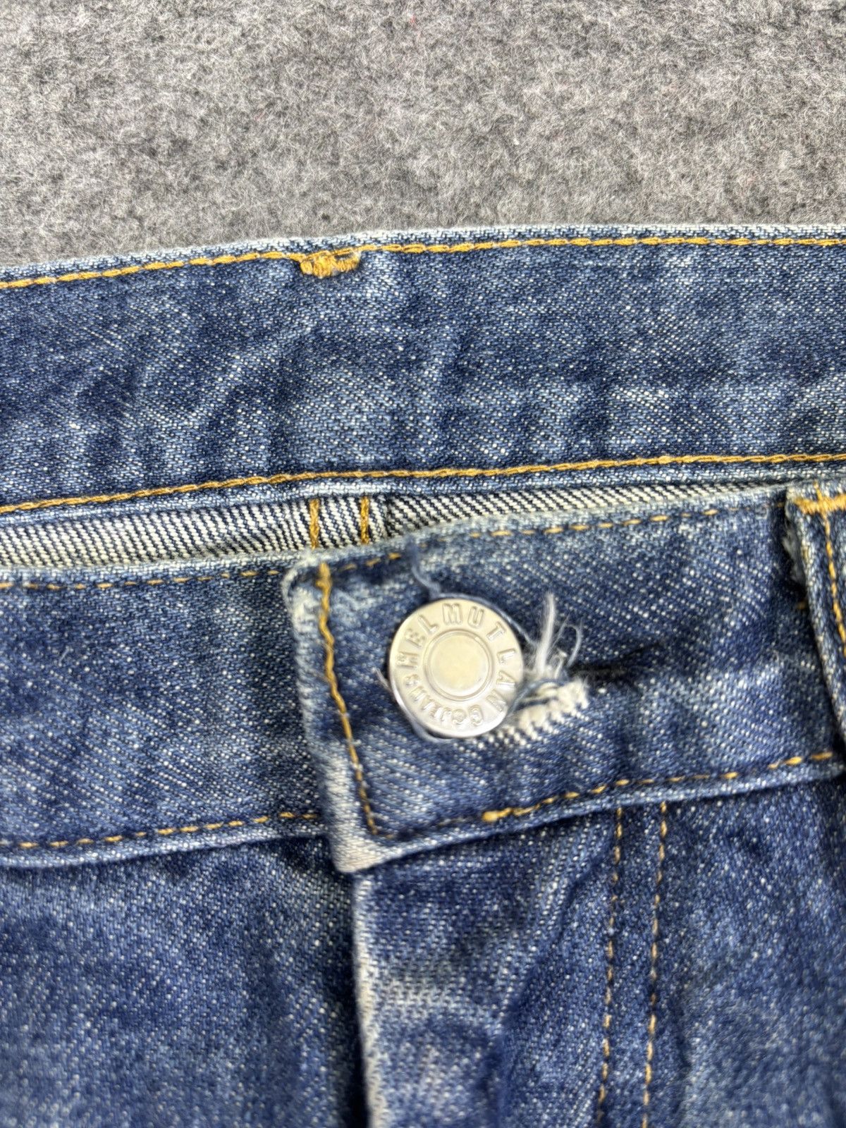 Helmut Lang 💥Vintage Helmut Lang💥90s Classic Raw Italian Cut Denim K12 Size US 29 - 7 Thumbnail
