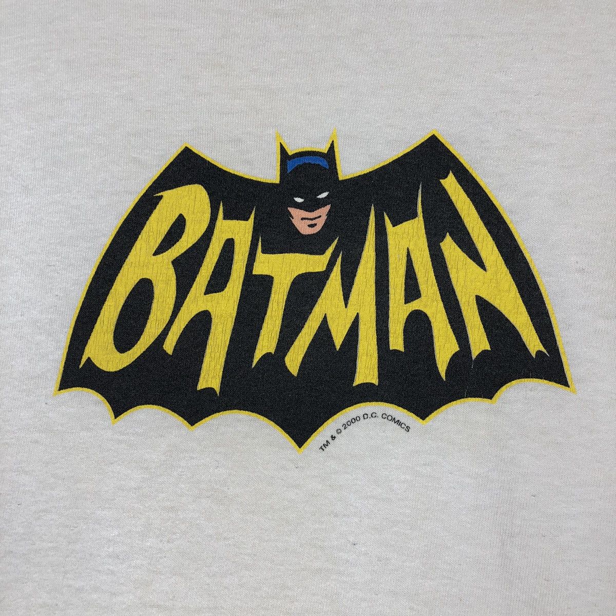 DC Comics BATMAN D.C. Comics Vintage Ringer T-Shirt Size US L / EU 52-54 / 3 - 4 Thumbnail