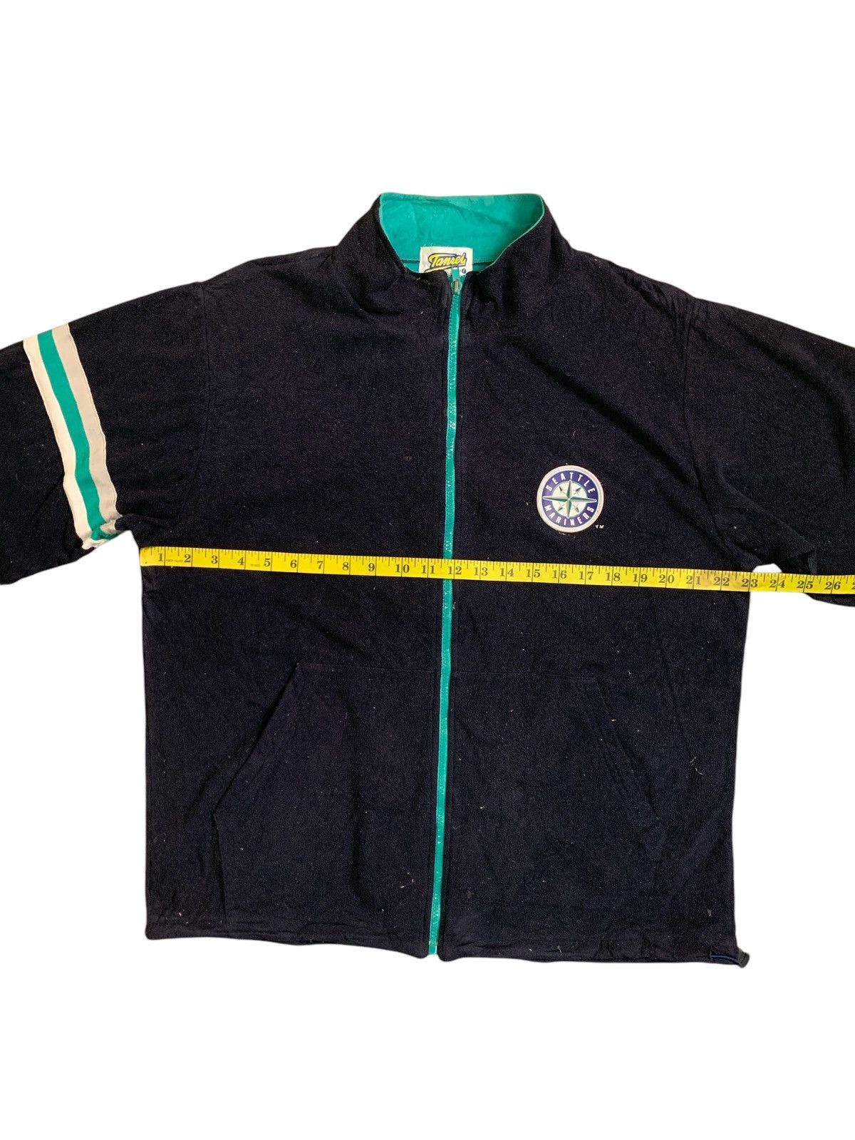 Japanese Brand × Vintage Rare Design Vintage Seattle Mariners Zipper Fleece Sweater Size US M / EU 48-50 / 2 - 9 Thumbnail