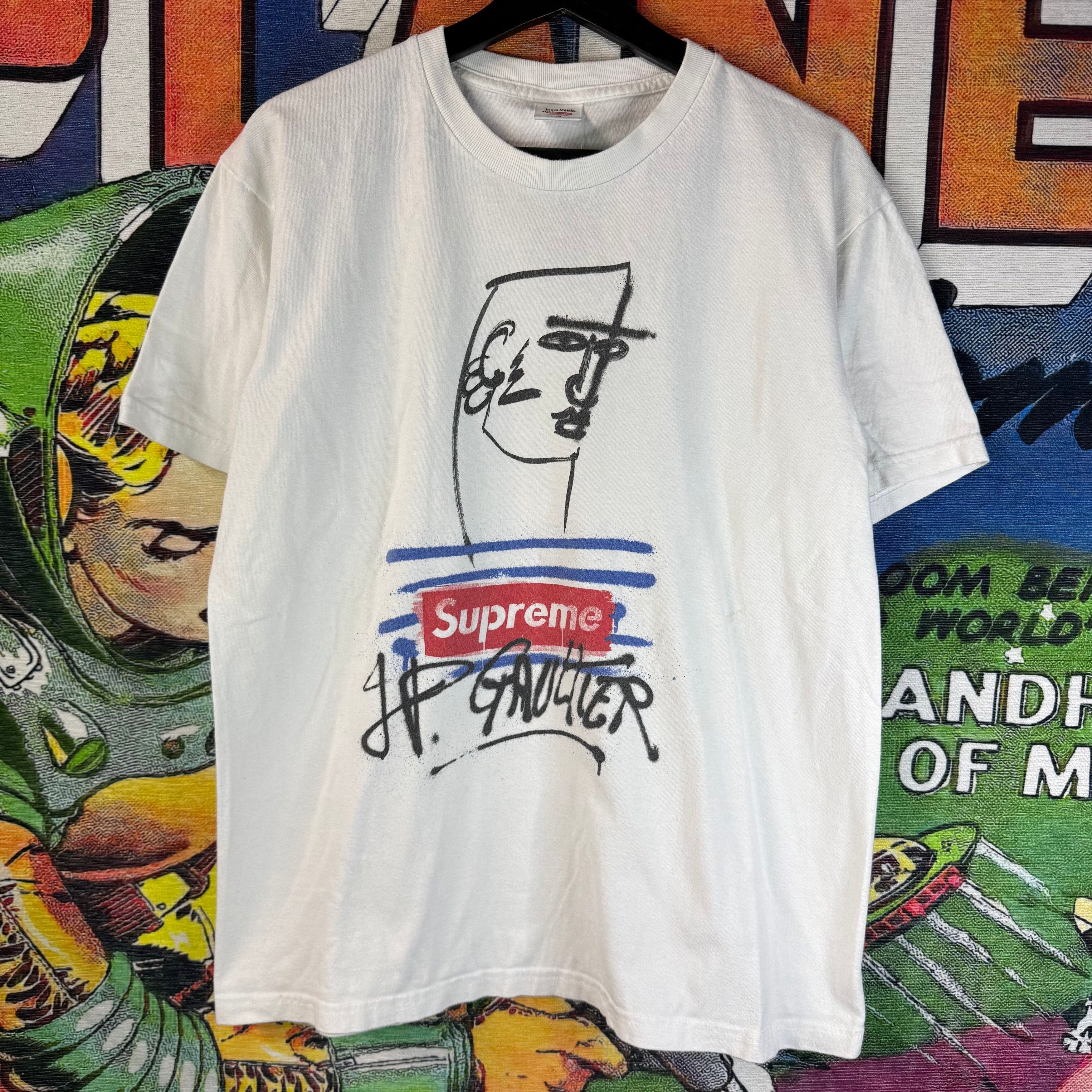 Jean Paul Gaultier × Supreme Supreme Jean Paul Gaultier Tee White