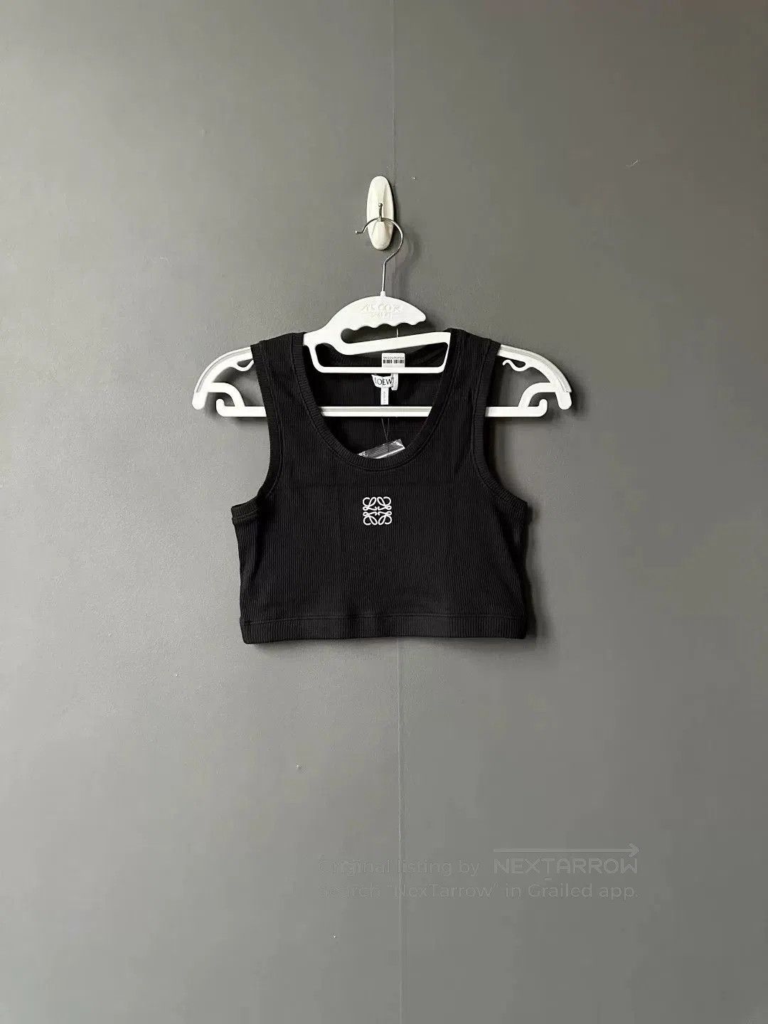 Loewe Black Embroidered Vest.