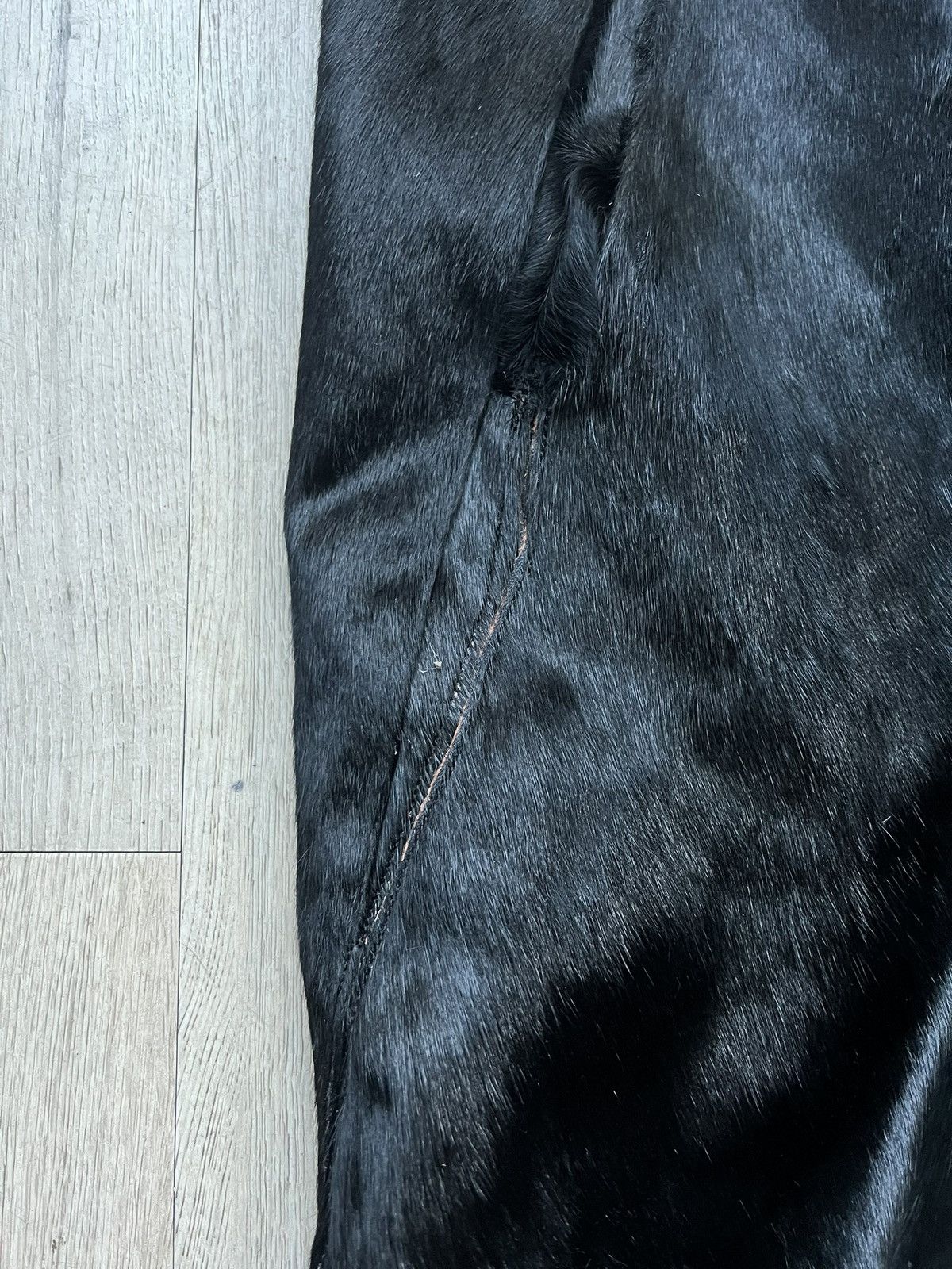 Boris Bidjan Saberi Boris Bidjan Saberi Pony Hair Low-crotch Shorts Size US 32 / EU 48 - 7 Thumbnail