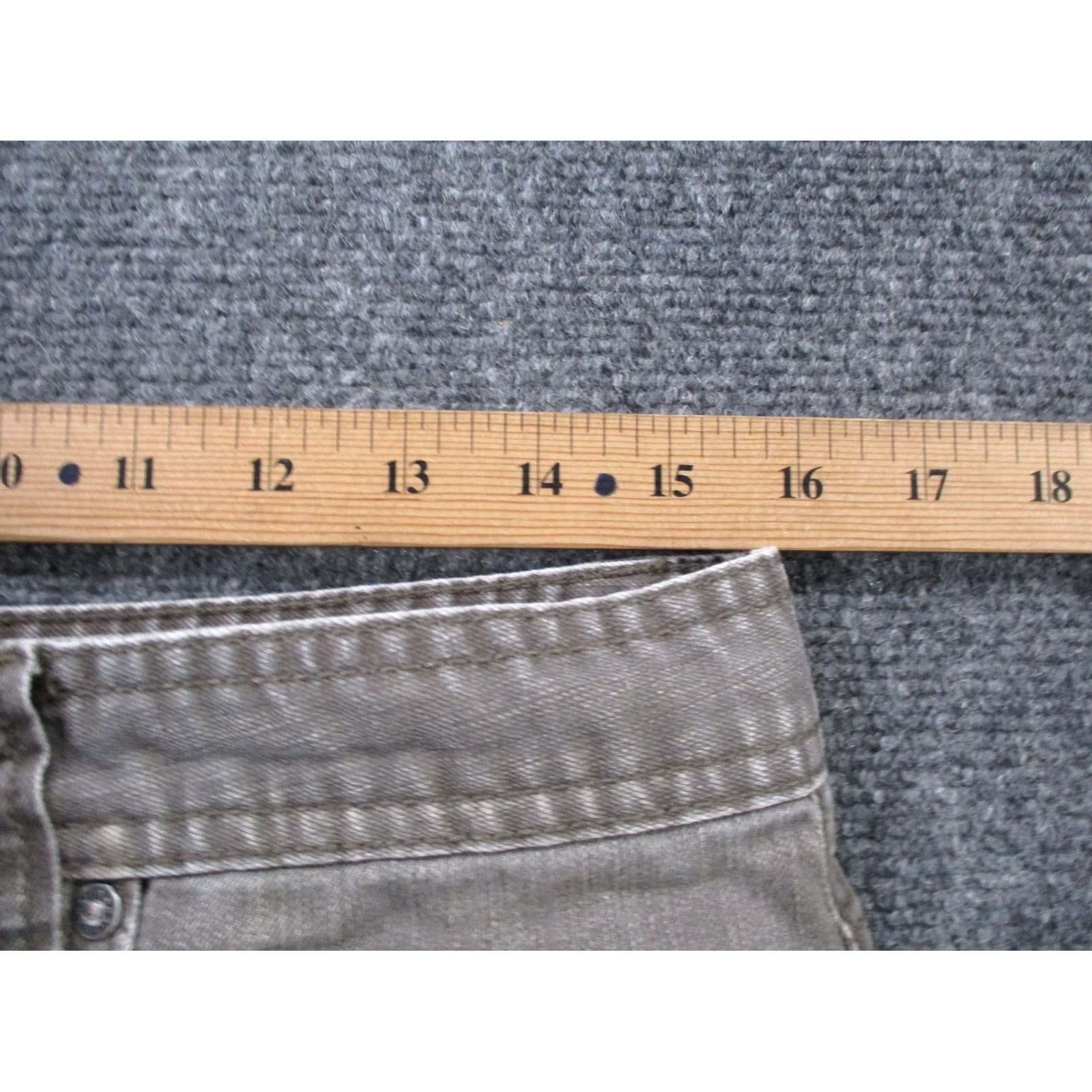 Prana prAna Pants Mens 32 x 30 Beige Slim Fit Denim Stretch Casual Straight Pants Size US 32 / EU 48 - 6 Thumbnail
