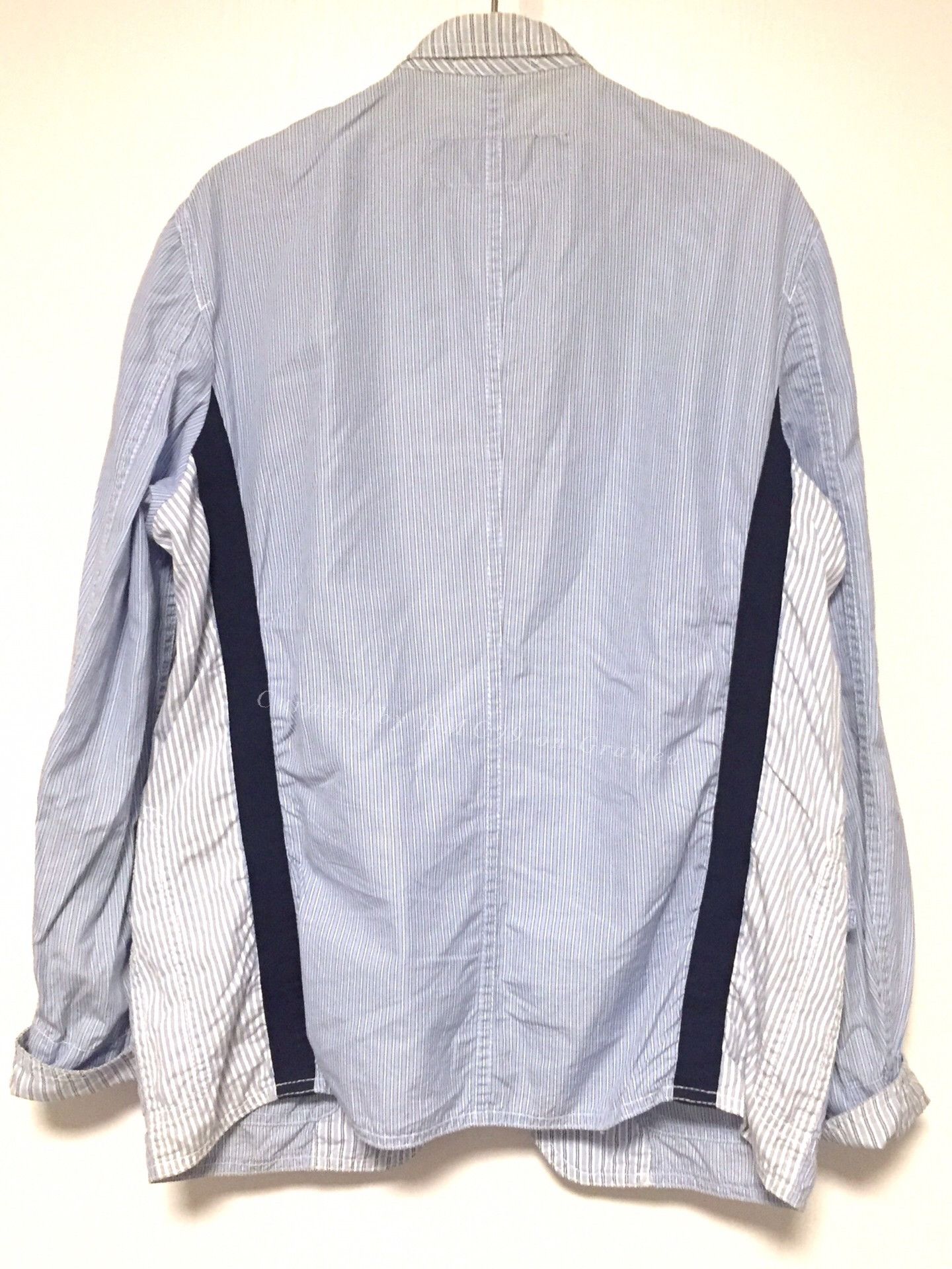 Comme des Garcons Comme des Garcons Stripe Pleated Blazer Size US S / EU 44-46 / 1 - 1 Thumbnail