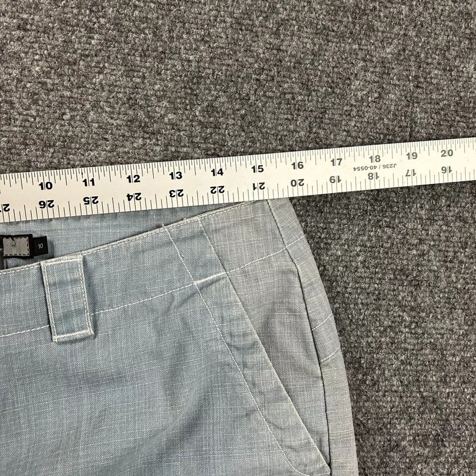 Rei REI Pants Womens 10 Blue Capri Hiking Outdoors Bleached Size 32" / US 10 / IT 46 - 6 Thumbnail