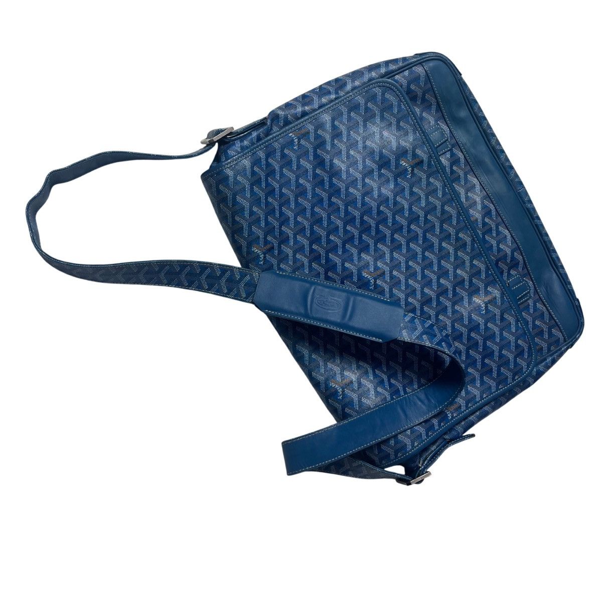Goyard 2013 Royal Blue Goyard Grand Bleu GM Size ONE SIZE - 4 Thumbnail