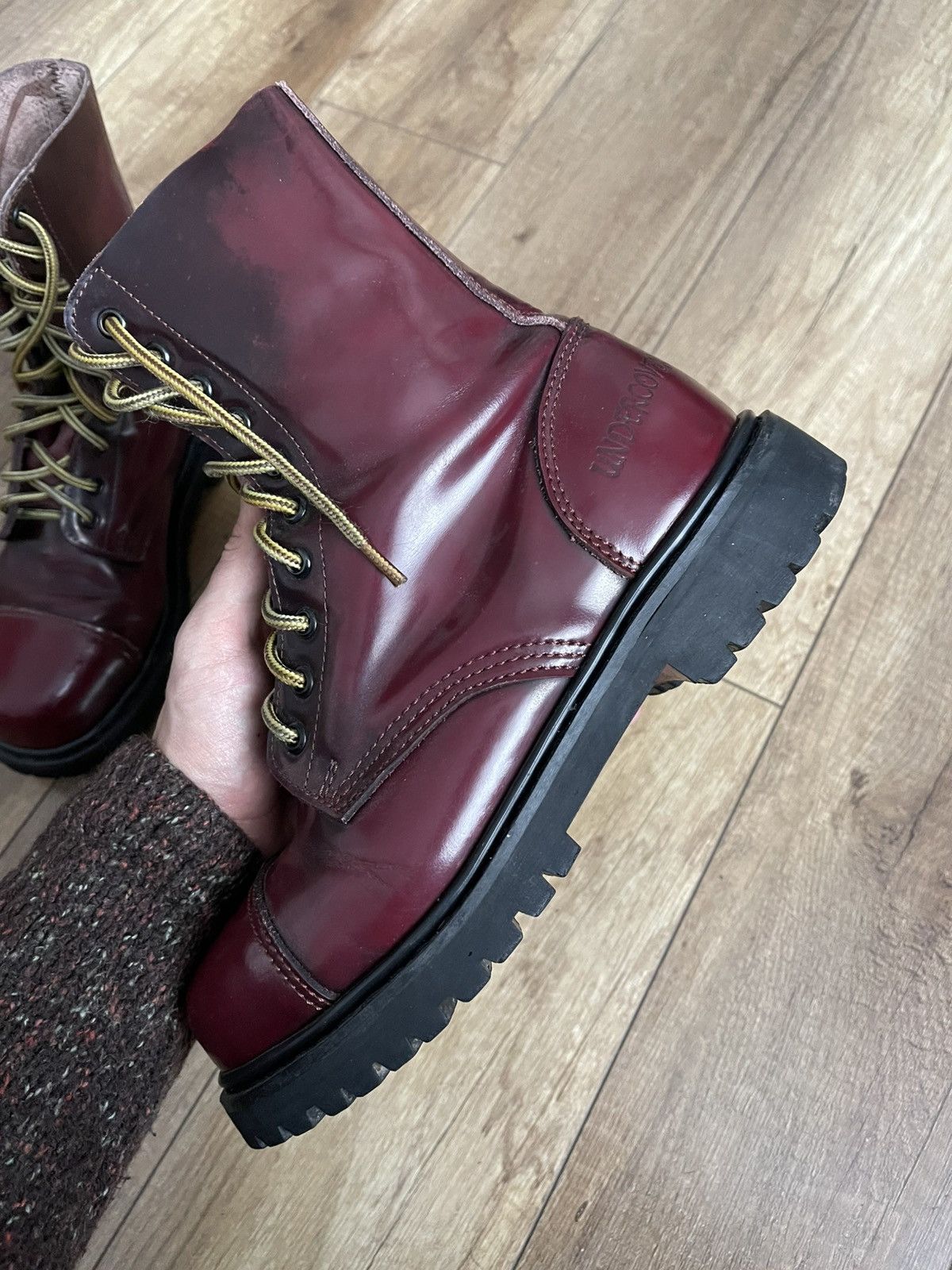 Japanese Brand Undercover Leather Boots Shoes Japan Vintage Size US 7 / EU 40 - 12 Thumbnail