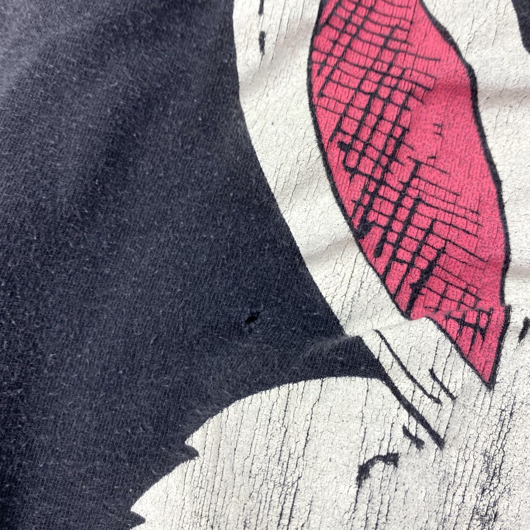 Vintage VINTAGE Claudia Phillips Shirt Mens XL Black Short Sleeve Graphic Print Crew Neck 90s Grumpy Morning Bunny Size US XL / EU 56 / 4 - 3 Thumbnail