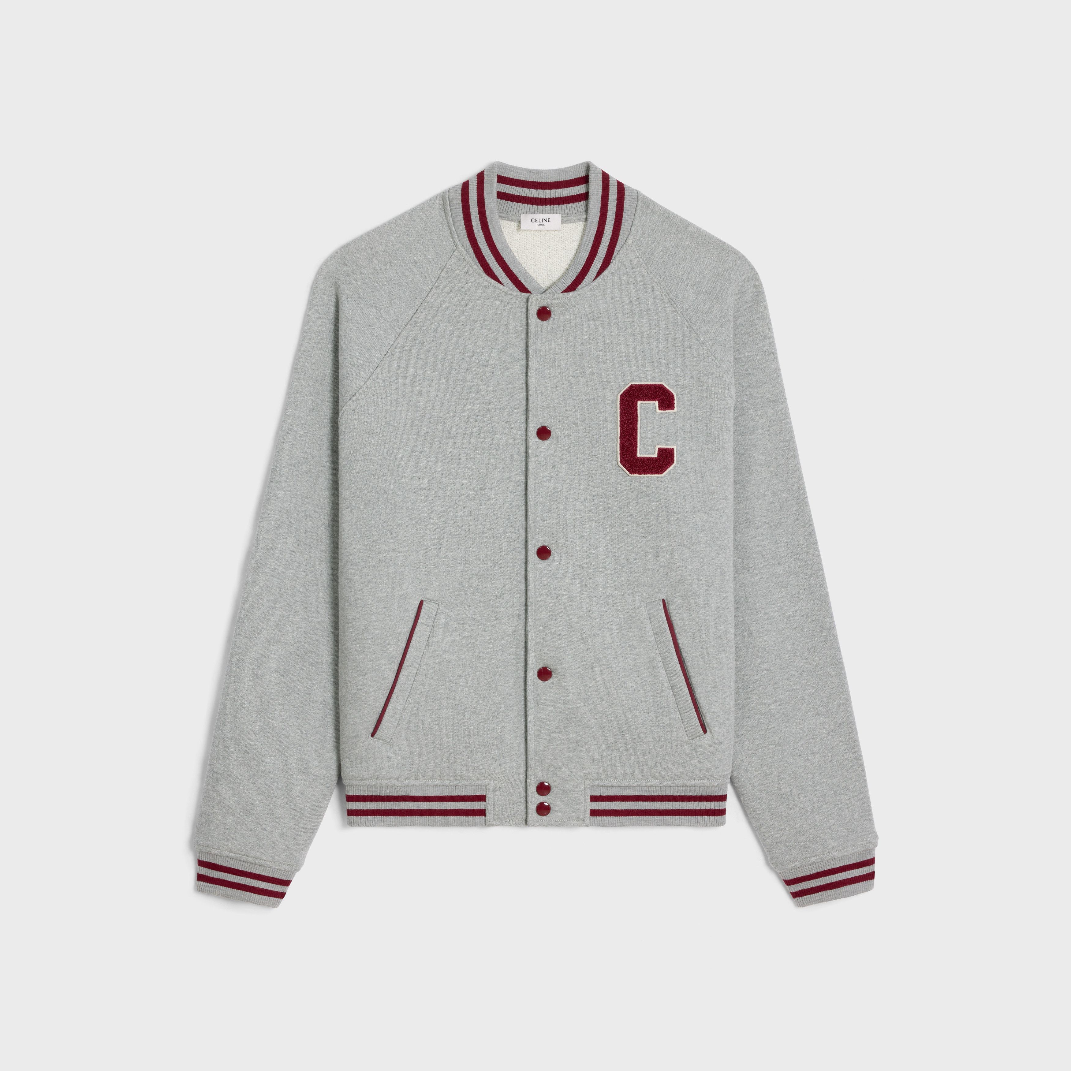 Celine celine teddy college jacket in cotton fleece Size US XL / EU 56 / 4 - 1 Thumbnail