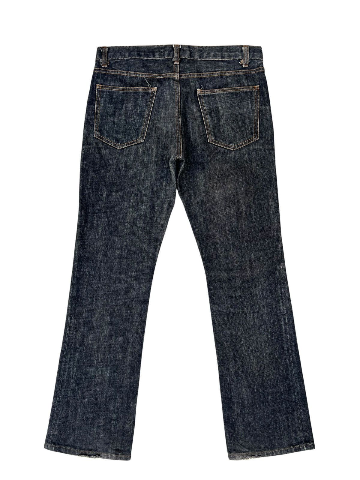 RIPVANWINKLE RIP VAN WINKLE Japan Fade Denim Flare Jeans Size US 29 - 11 Thumbnail
