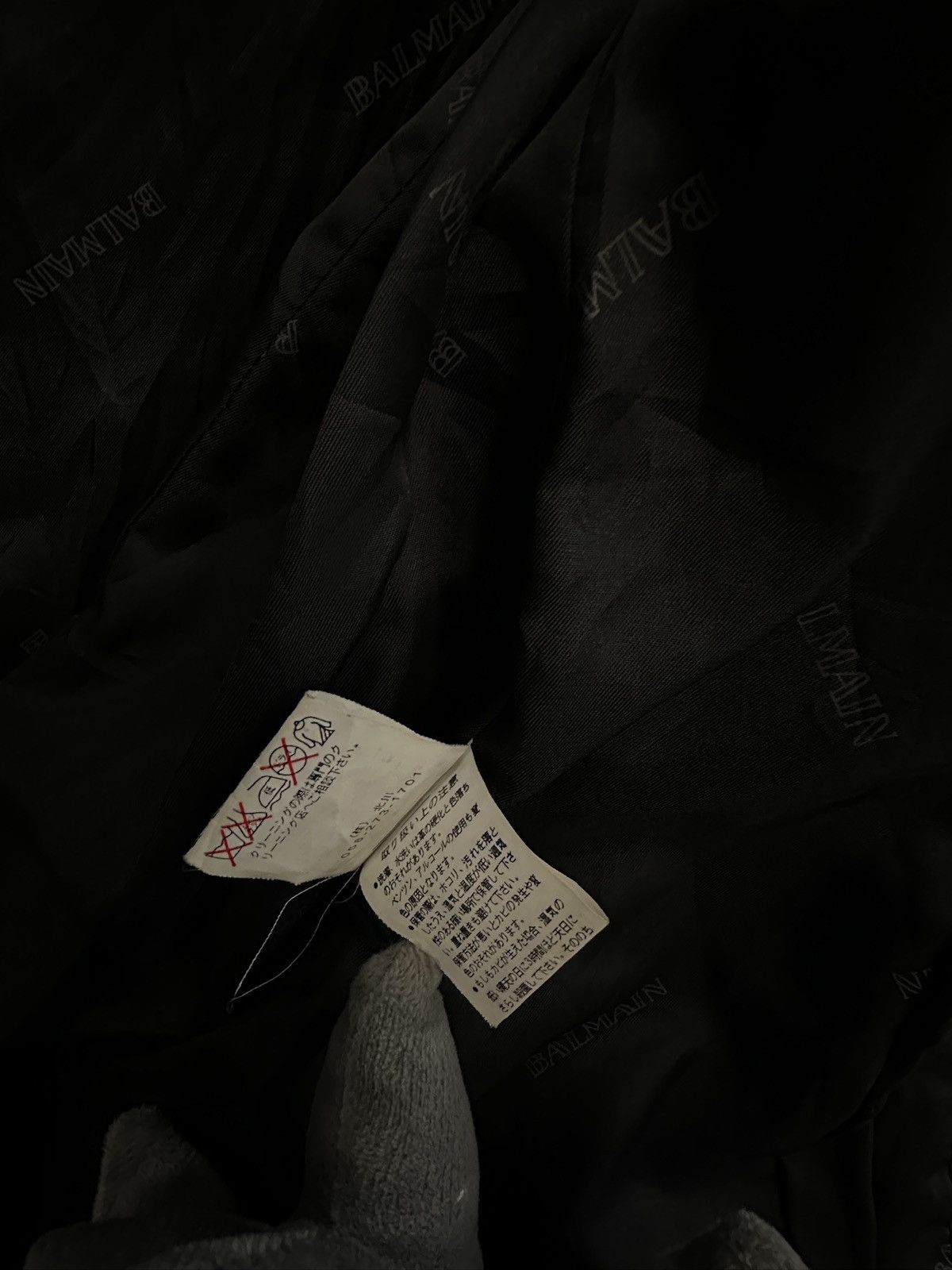Balmain Balmain Paris Vintage Lambskin Leather Blazer Size S / US 4 / IT 40 - 7 Thumbnail