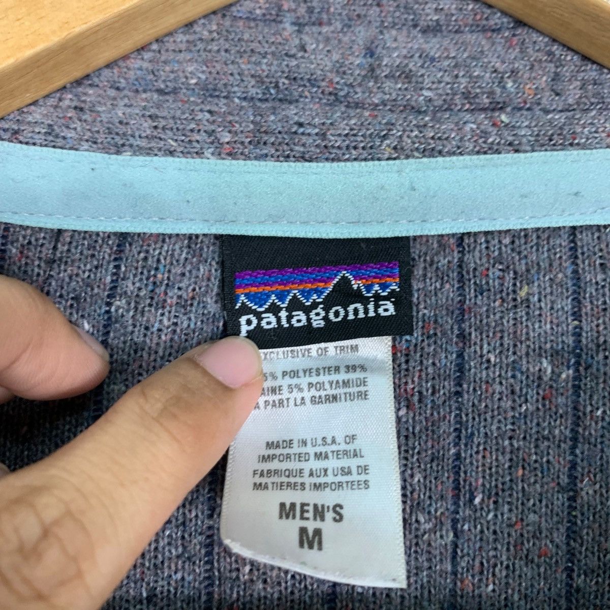 Patagonia PATAGONIA Blue Striped Sweater Jacket #1102-C50 Size US M / EU 48-50 / 2 - 16 Thumbnail