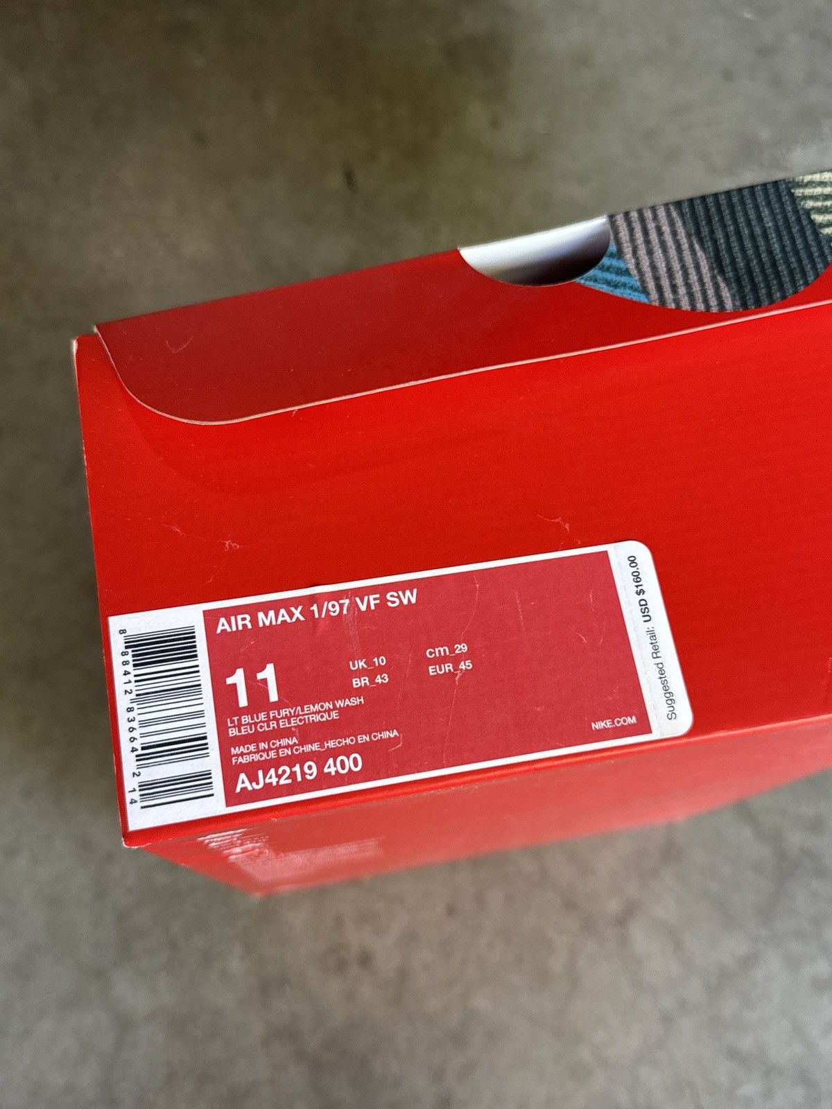 Nike 2018 Nike Air Max 1/97 SW Sean Wotherspoon Size 11 Size US 11 / EU 44 - 12 Thumbnail