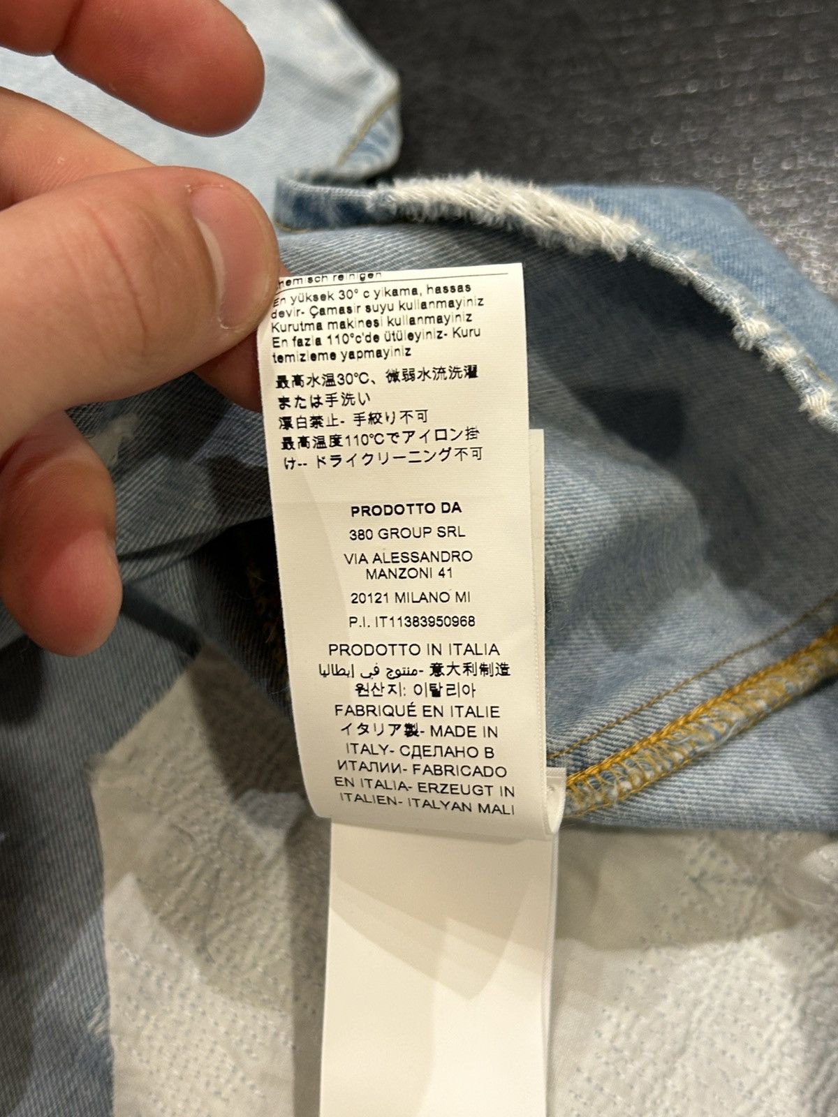 424 424 Distressed Denim Jacket Size US L / EU 52-54 / 3 - 6 Thumbnail