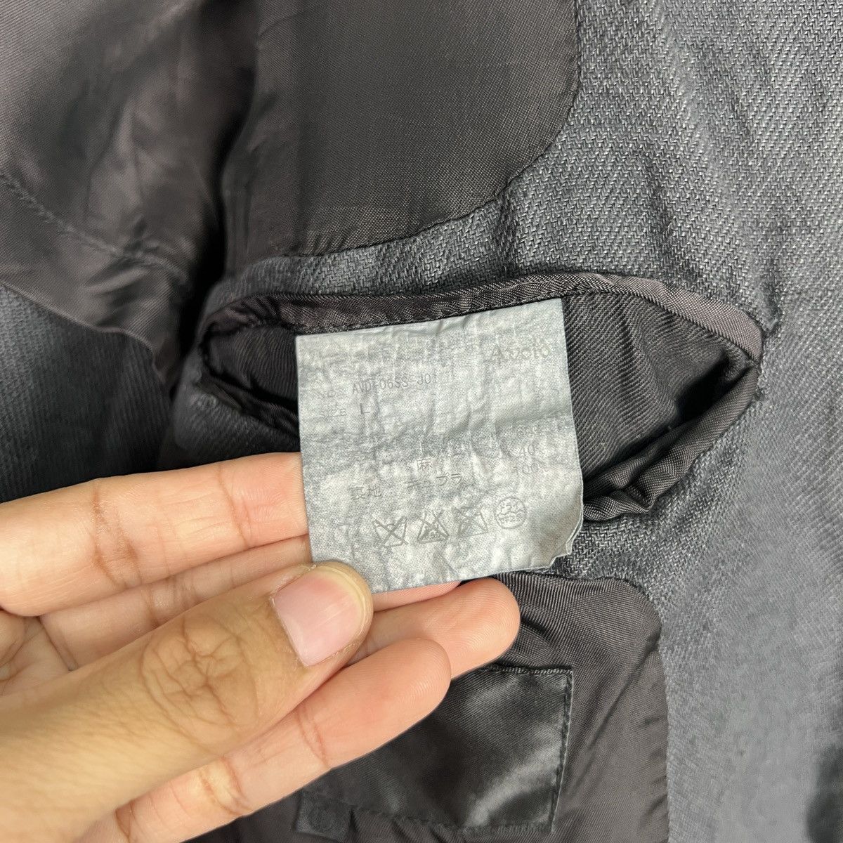 Aoi Kotsuhiroi AVOID JAPANESE DESIGNER BRAND COTTON BLAZER JACKET Size US L / EU 52-54 / 3 - 16 Thumbnail