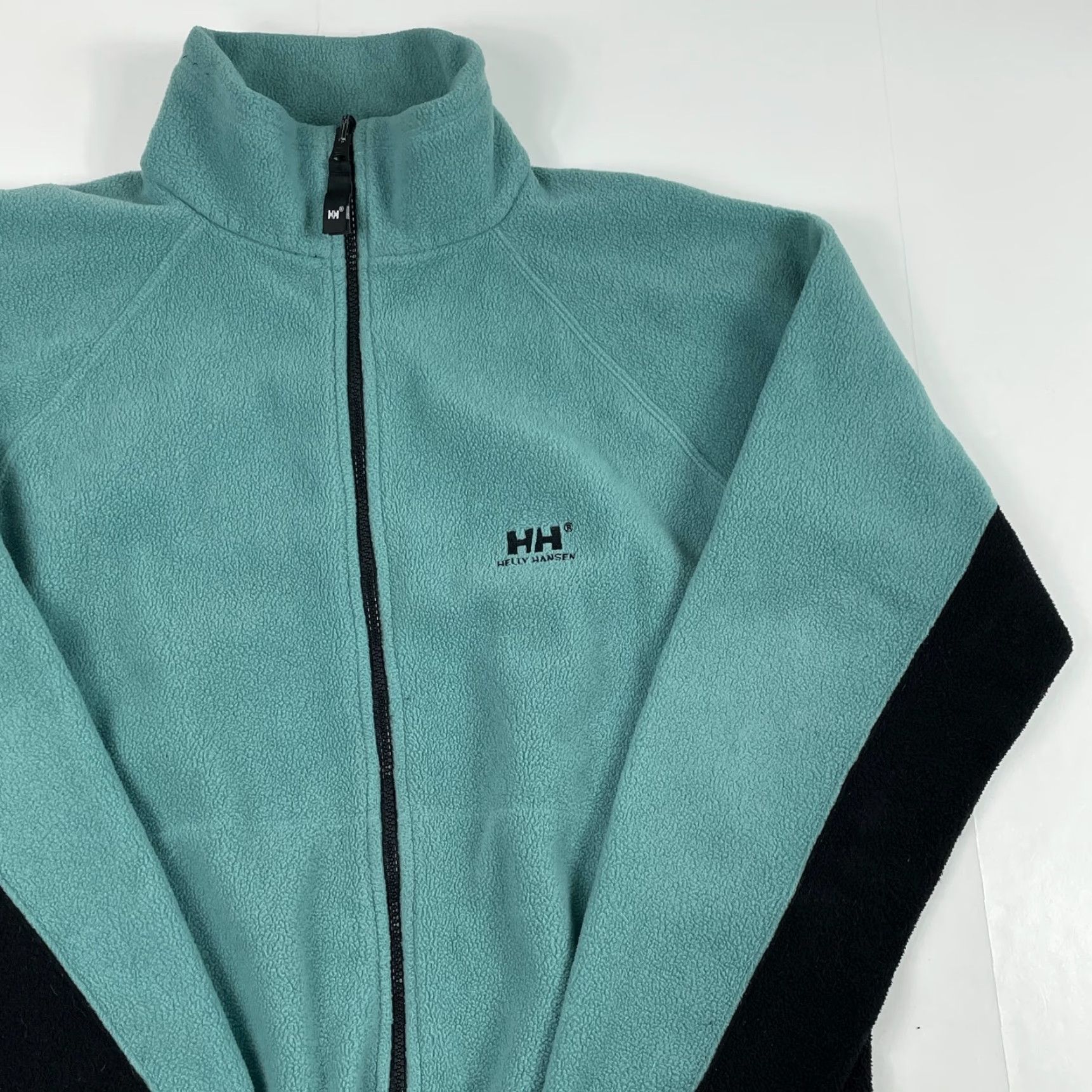 Helly Hansen VINTAGE Helly Hansen Jacket Mens L Blue Full Zip Fleece Hiking Skiing Teal Size US L / EU 52-54 / 3 - 3 Thumbnail