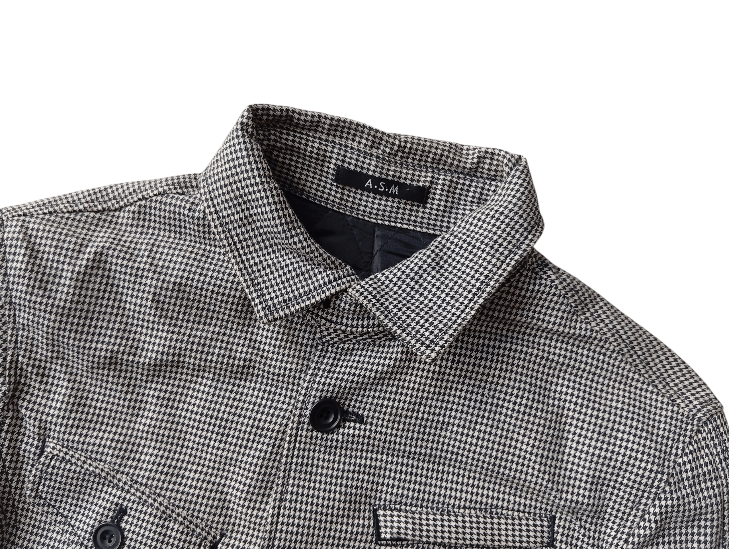 Japanese Brand Atelier Sab Men houndstoodh jacket Size US M / EU 48-50 / 2 - 4 Thumbnail