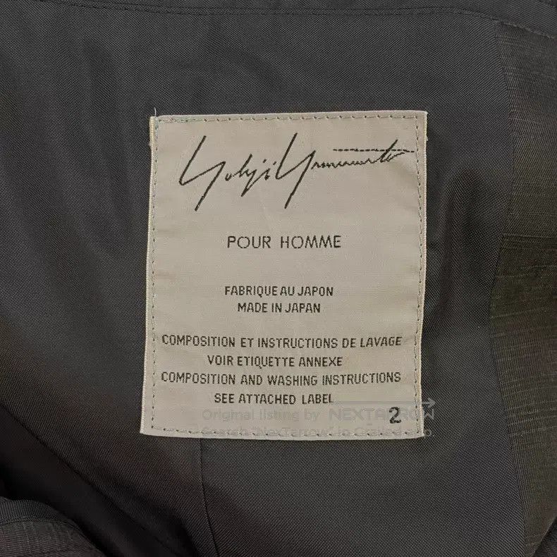 Yohji Yamamoto Yohji Yamamoto size 2 03 SS woven button silk blazer Size 36R - 7 Thumbnail