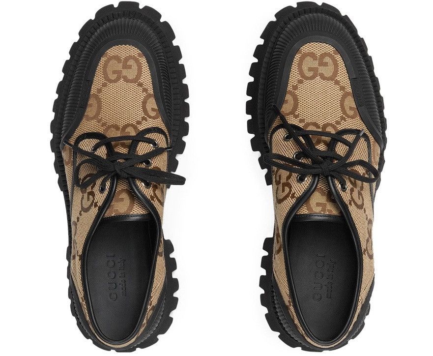 Gucci Gucci Monogram Jumbo GG Miro Soft Calfskin Loafers Size US 8.5 / EU 41-42 - 2 Thumbnail