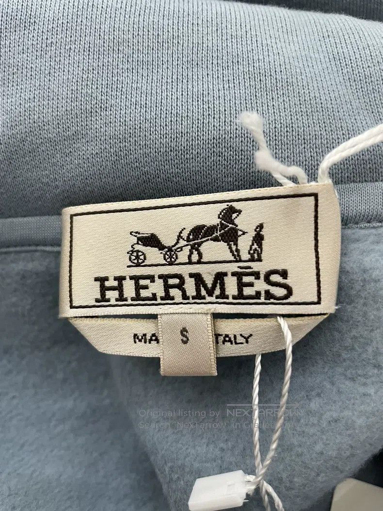 Hermes Hermes 2022 Autumn/Winter Blue Patchwork Hoodie Size US S / EU 44-46 / 1 - 3 Thumbnail