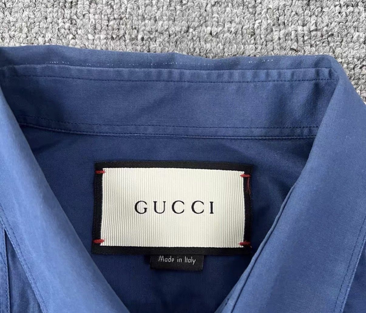 Gucci Gucci Bee Embroidered Long Sleeve Shirt J16 Size US M / EU 48-50 / 2 - 4 Thumbnail