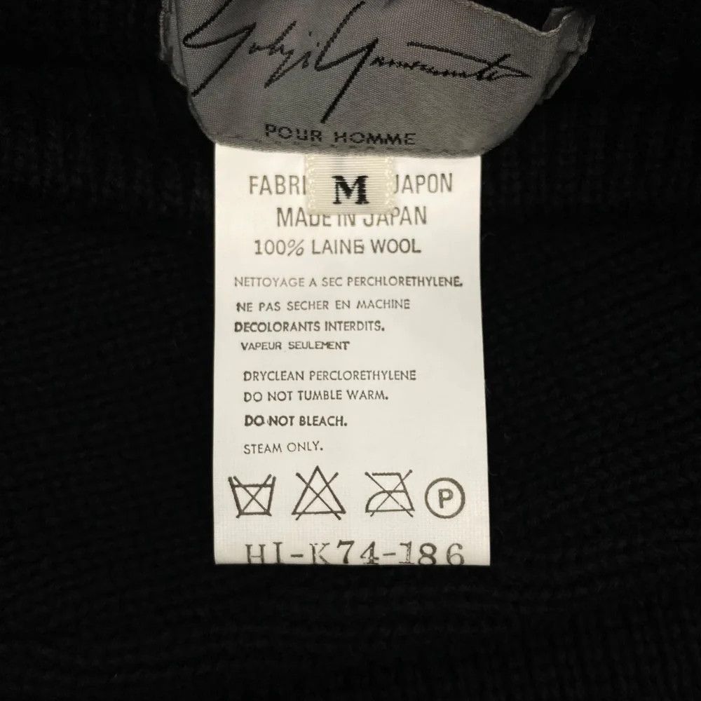 Yohji Yamamoto Yohji Yamamoto pour homme 90s/crew neck/sweater Size US M / EU 48-50 / 2 - 6 Thumbnail