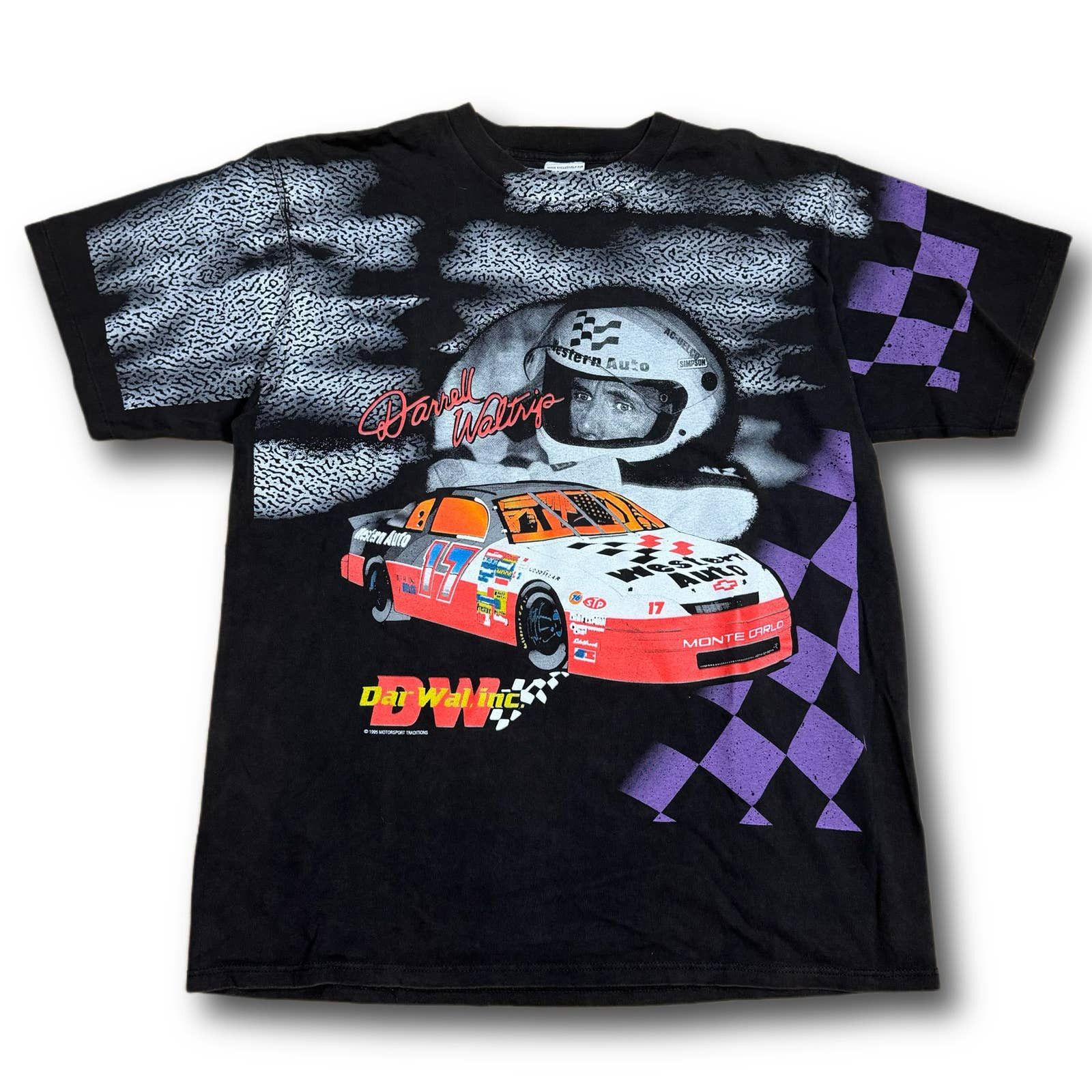 NASCAR NASCAR Darrell Waltrip 1995 Vintage AOP Racing T Shirt | Grailed