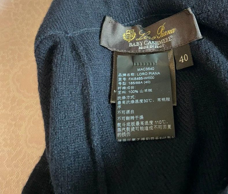 LORO PIANA Red linen T-shirt