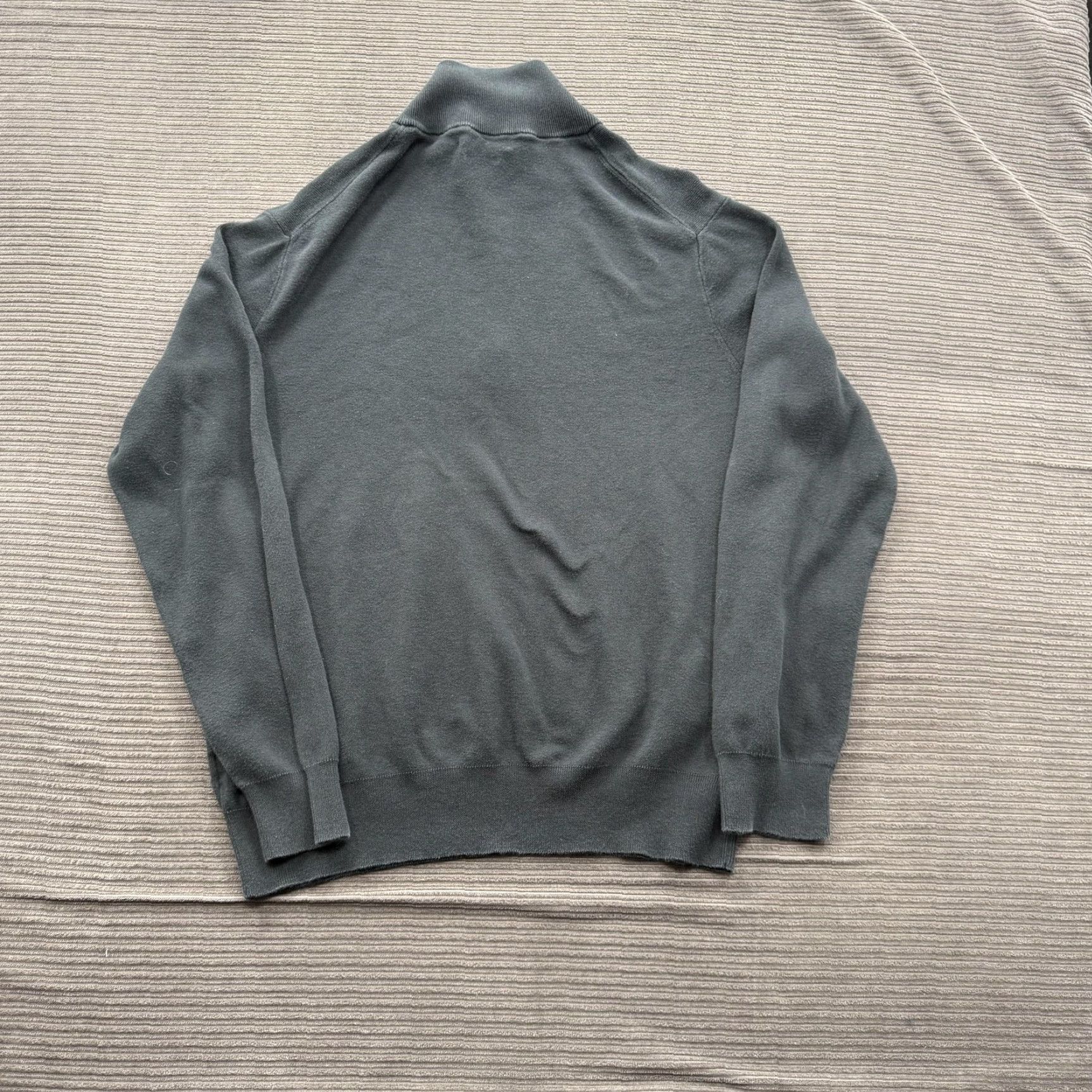 Polo Ralph Lauren Polo Ralph Lauren Sweater Mens Large Black Half Zip Pullover 1/4 Zip Lightweight Pima Cotton Casual Size US L / EU 52-54 / 3 - 2 Thumbnail