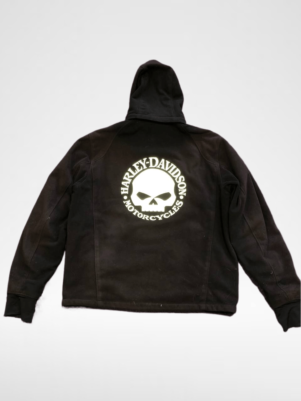 Harley Davidson Black Jacket VINTAGE MOTO Harley Davidson Y2K Size US XL / EU 56 / 4 - 1 Thumbnail