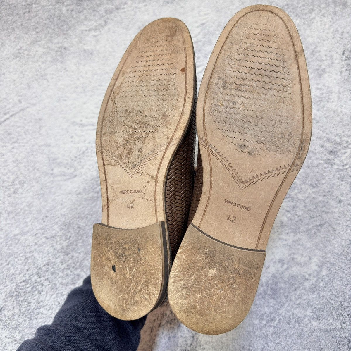Designer × NAVYBOOT Navyboot Brown Leather Tassel Loafers US9 UK8 EU42 27cm Size US 9 / EU 42 - 12 Thumbnail