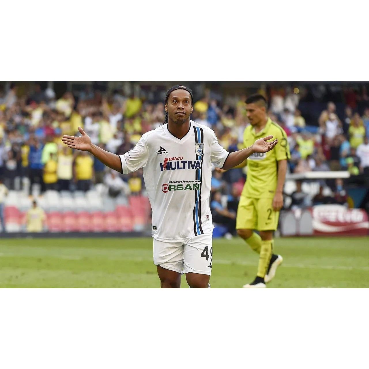 Other Ronaldinho Queretaro PLAYER ISSUE 2014 2015 Soccer Jersey Size US XL / EU 56 / 4 - 9 Thumbnail