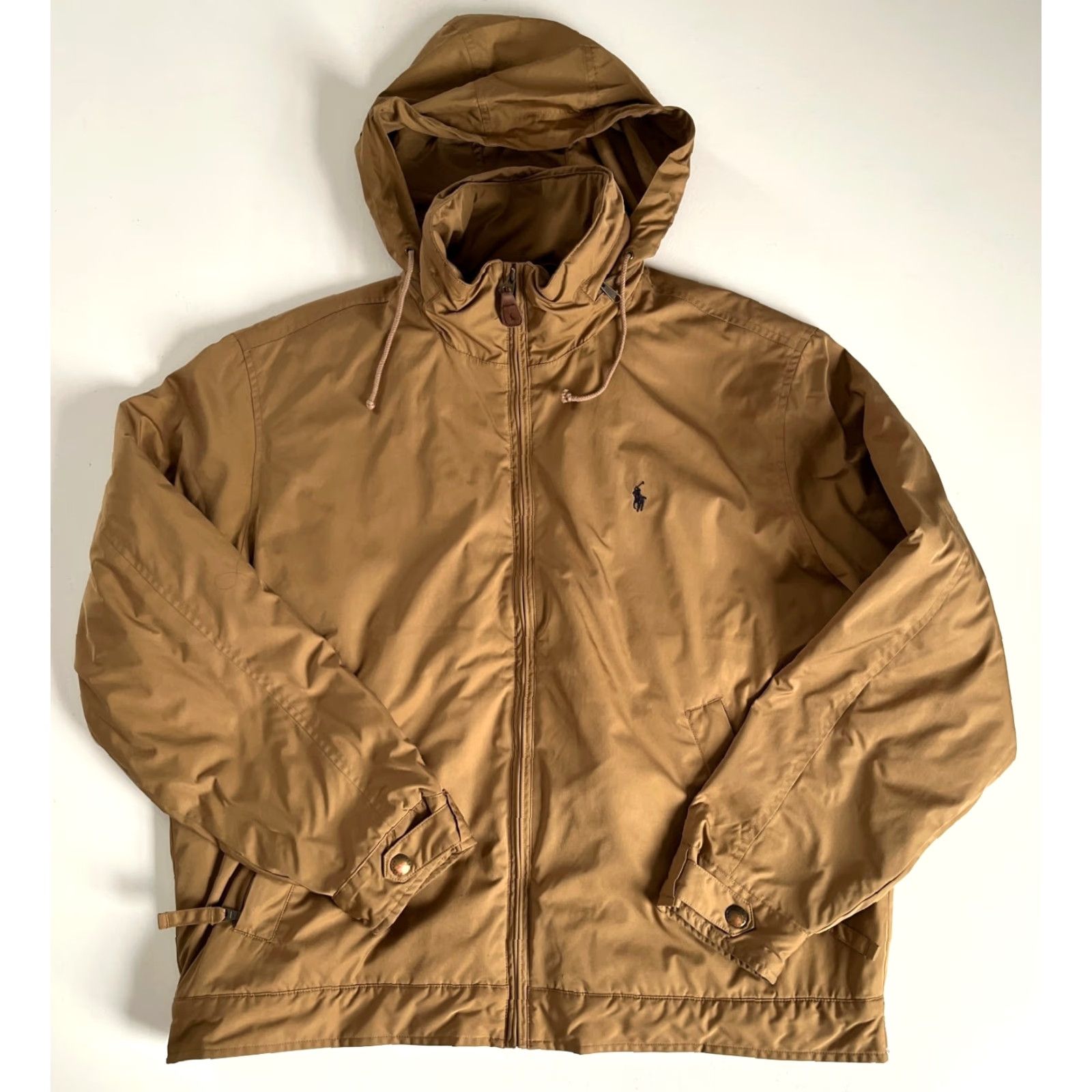 Polo Ralph Lauren VINTAGE Polo Ralph Lauren Jacket Coat Hooded Fleece Lined Tan SZ L Men’s Jacket Coat Size US L / EU 52-54 / 3 - 4 Thumbnail
